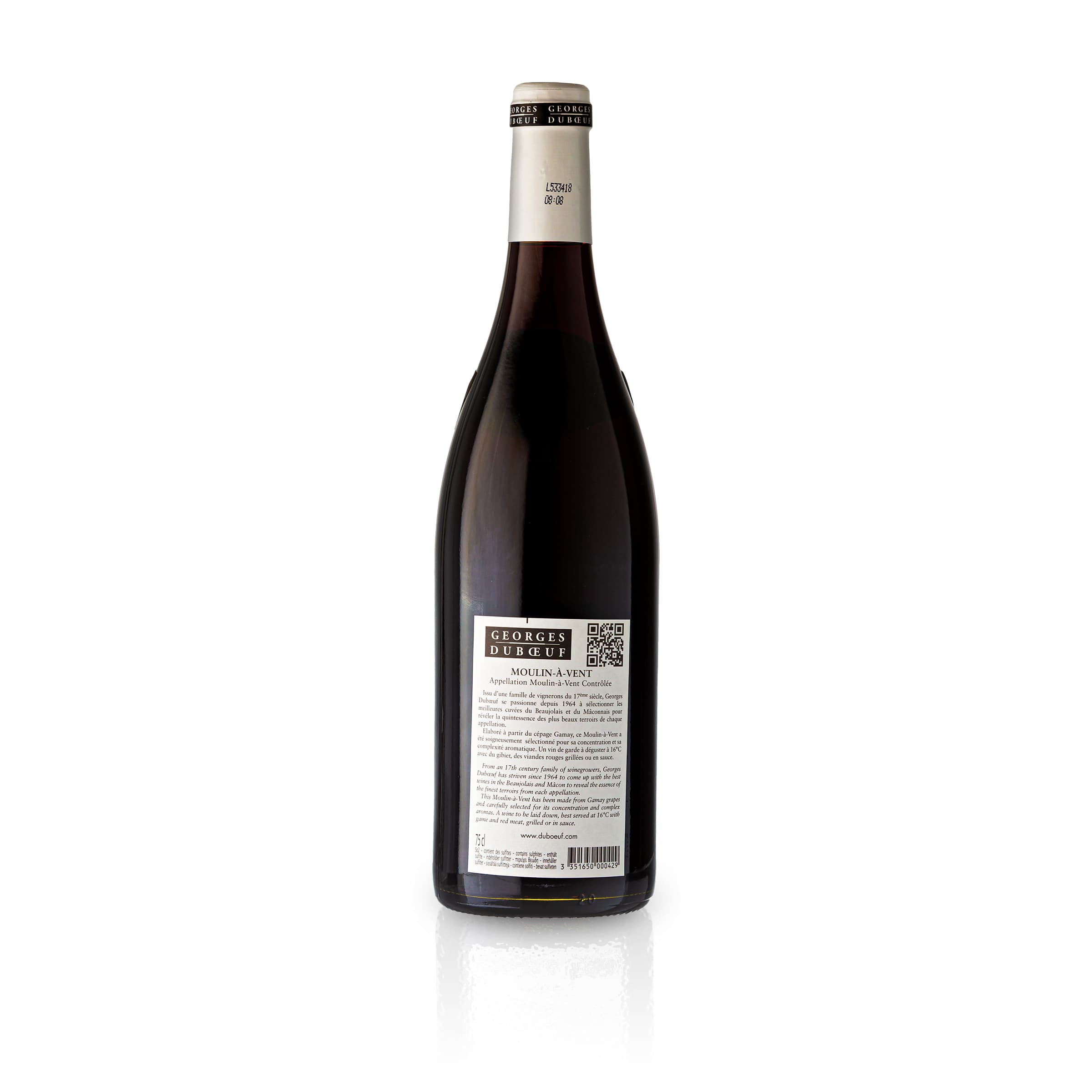 2019 Moulin à Vent - Georges Duboeuf «Fleurs» - Burgund, Frankreich