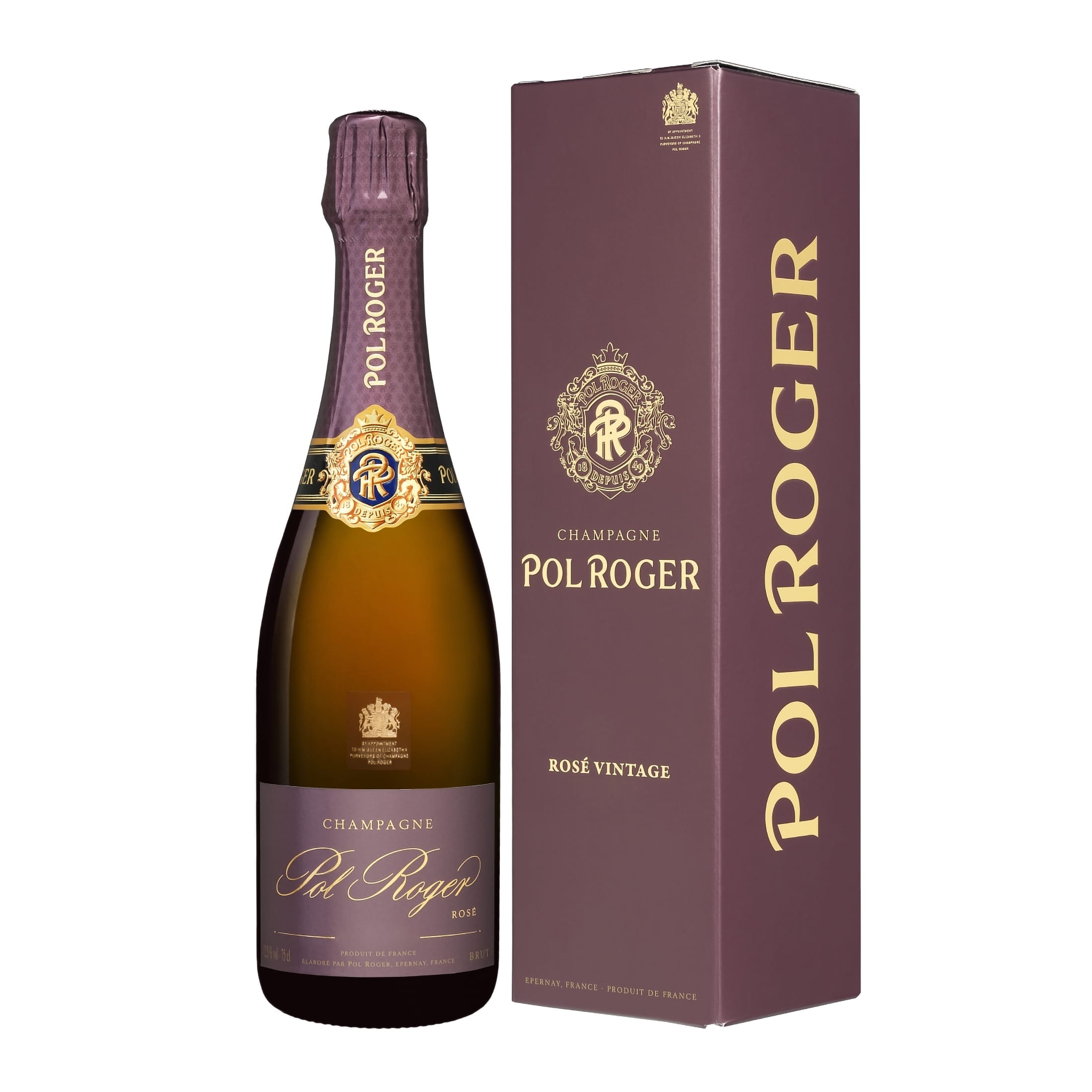 Champagne Pol Roger Rosé Vintage 2012 inkl. Etui 0,75L