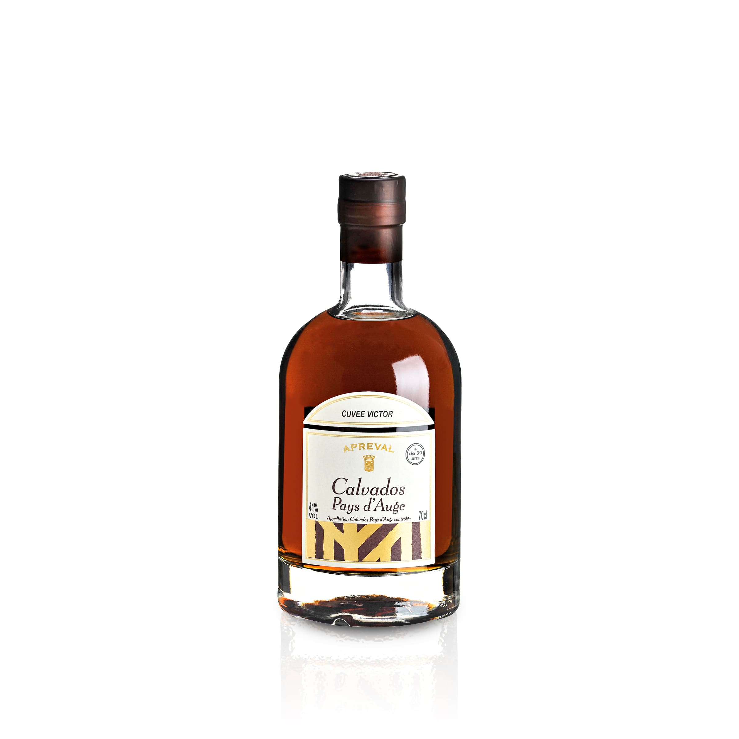 Calvados "Cuvee Victor" 0,7l - AOC Pays d‘Auge - Manoir d‘Apreval