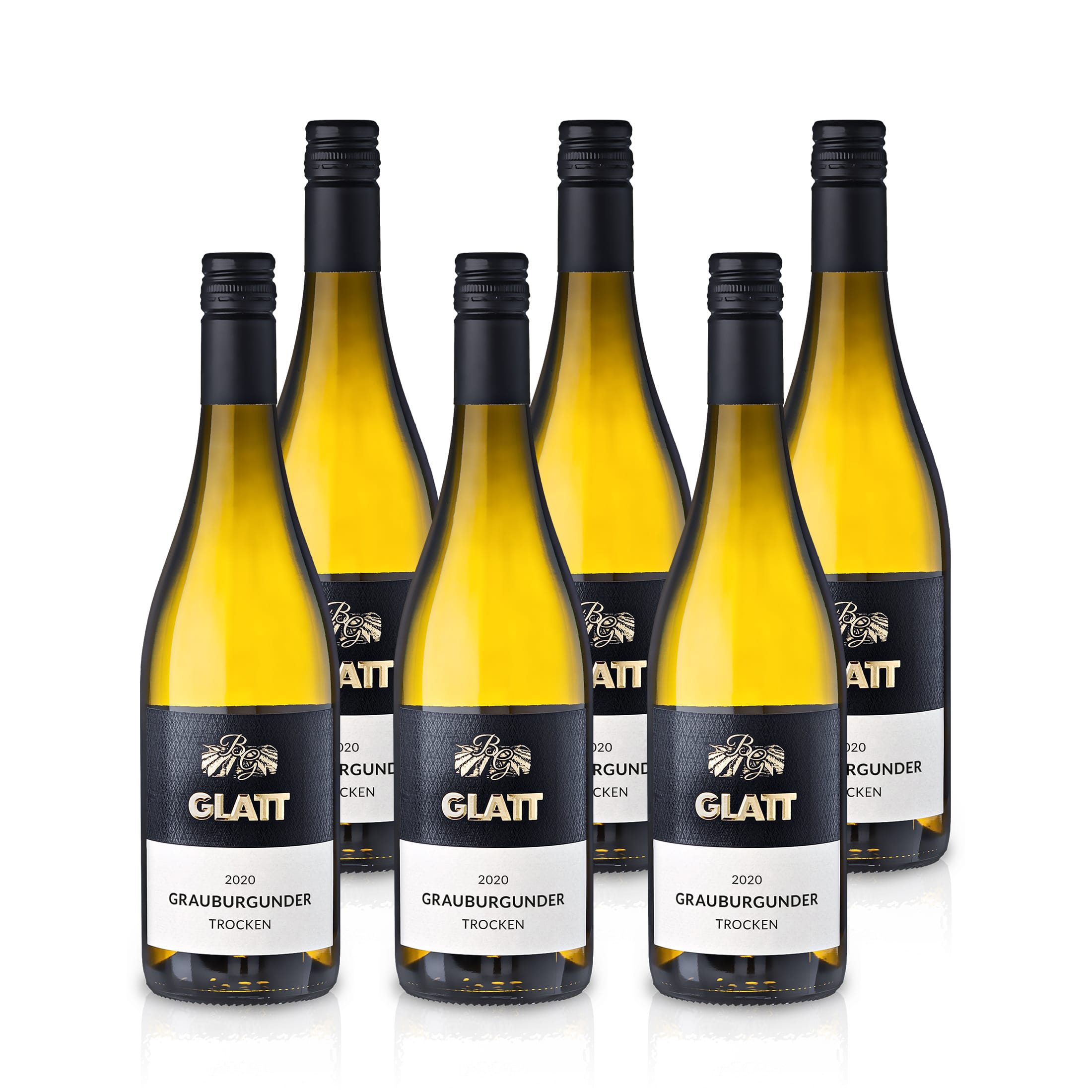 2020 Pinot Gris Dry White Wine • GLATT • Quality Wine from Kaiserstuhl/Baden, Germany