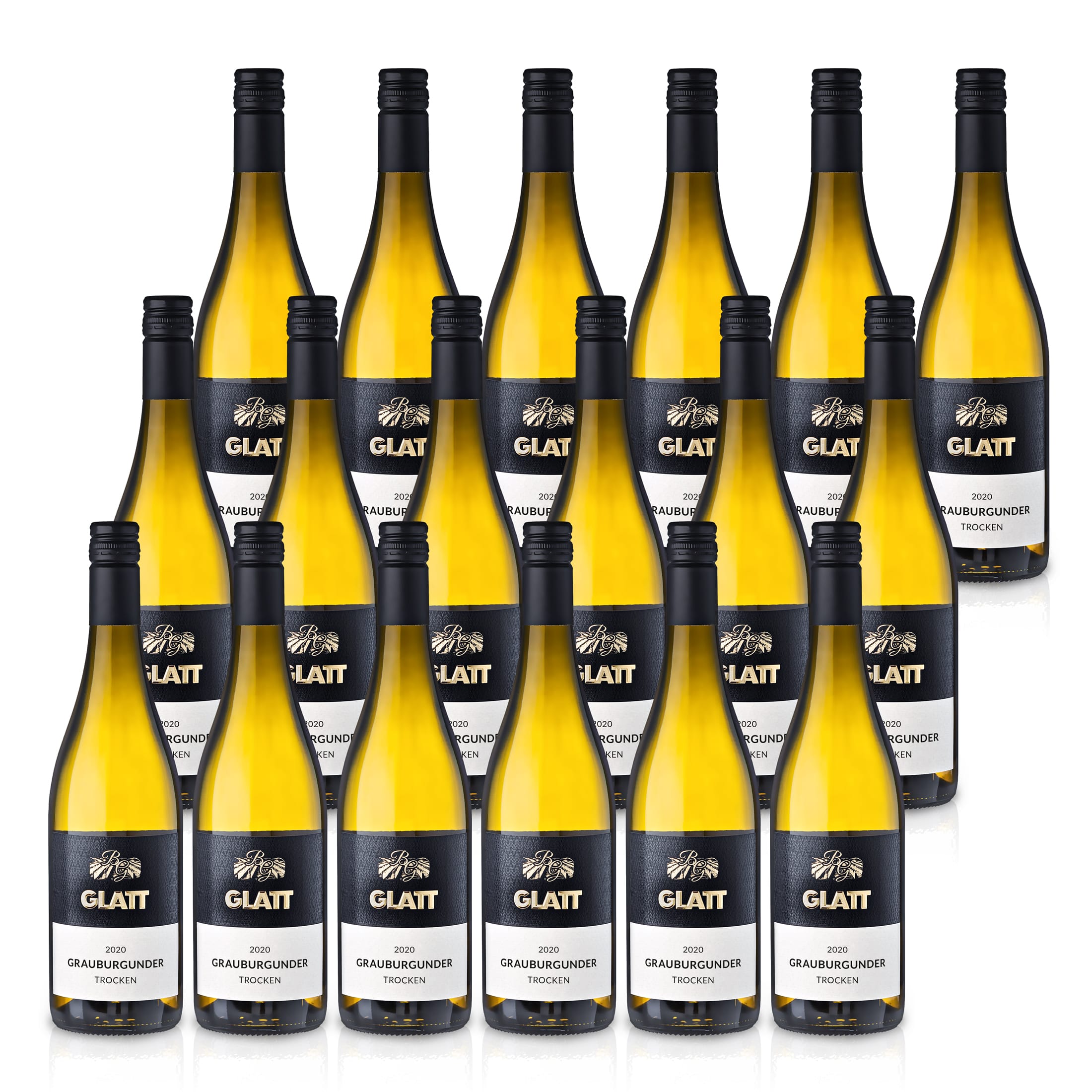 2020 Grauburgunder Weißwein trocken • GLATT • Qualitätswein vom Kaiserstuhl/Baden, Deutschland