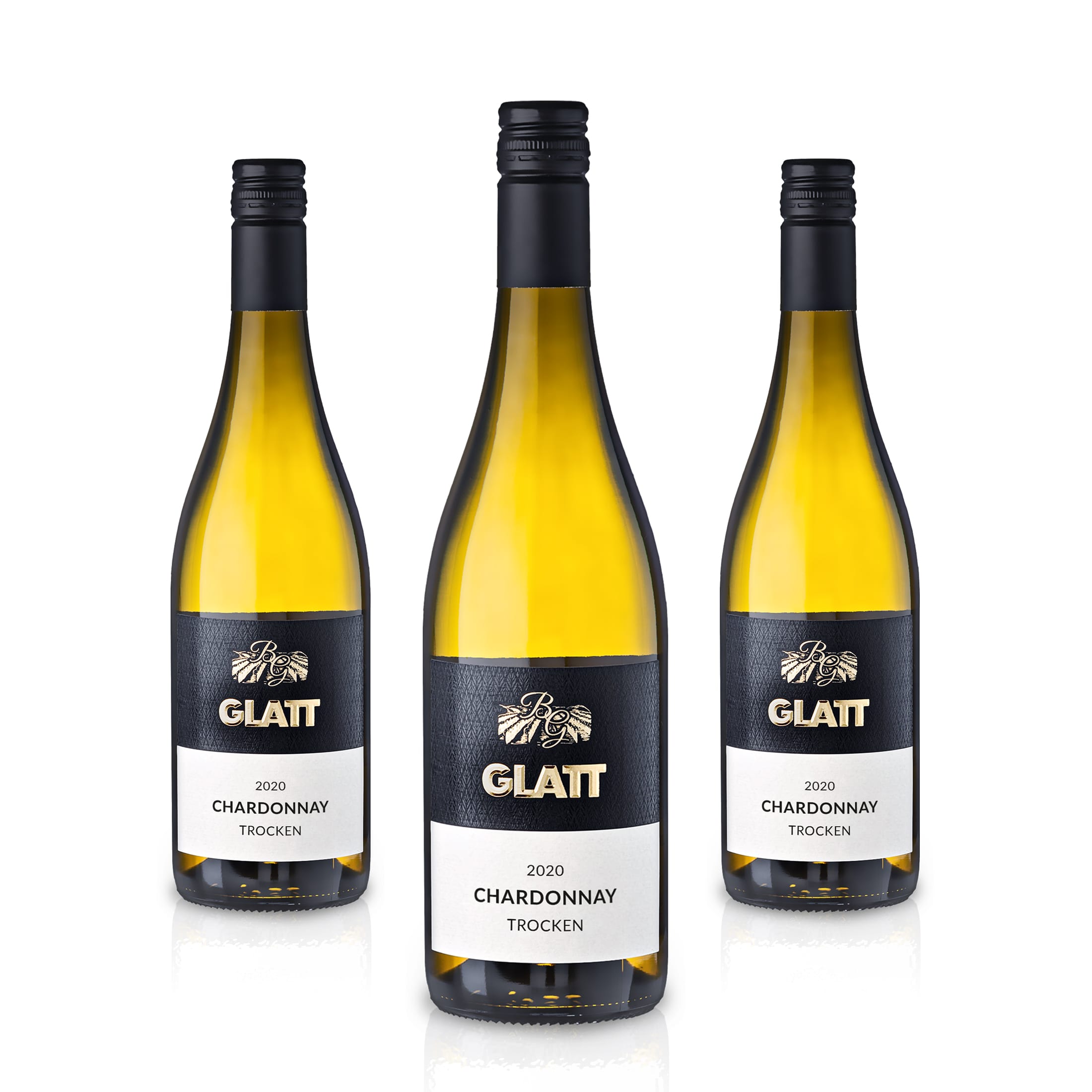 2020 Chardonnay Weißwein trocken • GLATT • Qualitätswein vom Kaiserstuhl/Baden, Deutschland