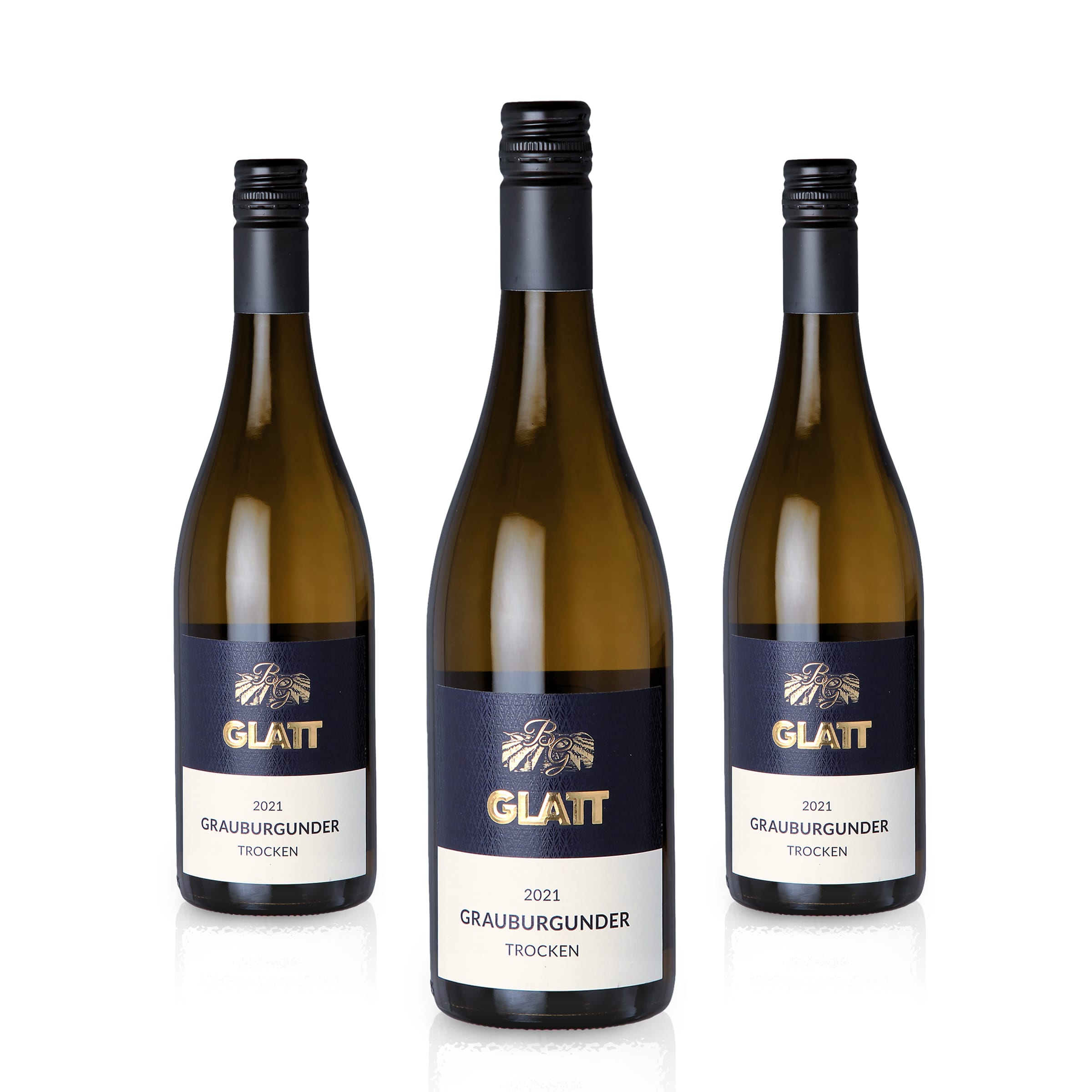 2021 Grauburgunder Weißwein trocken • GLATT • Qualitätswein vom Kaiserstuhl/Baden, Deutschland