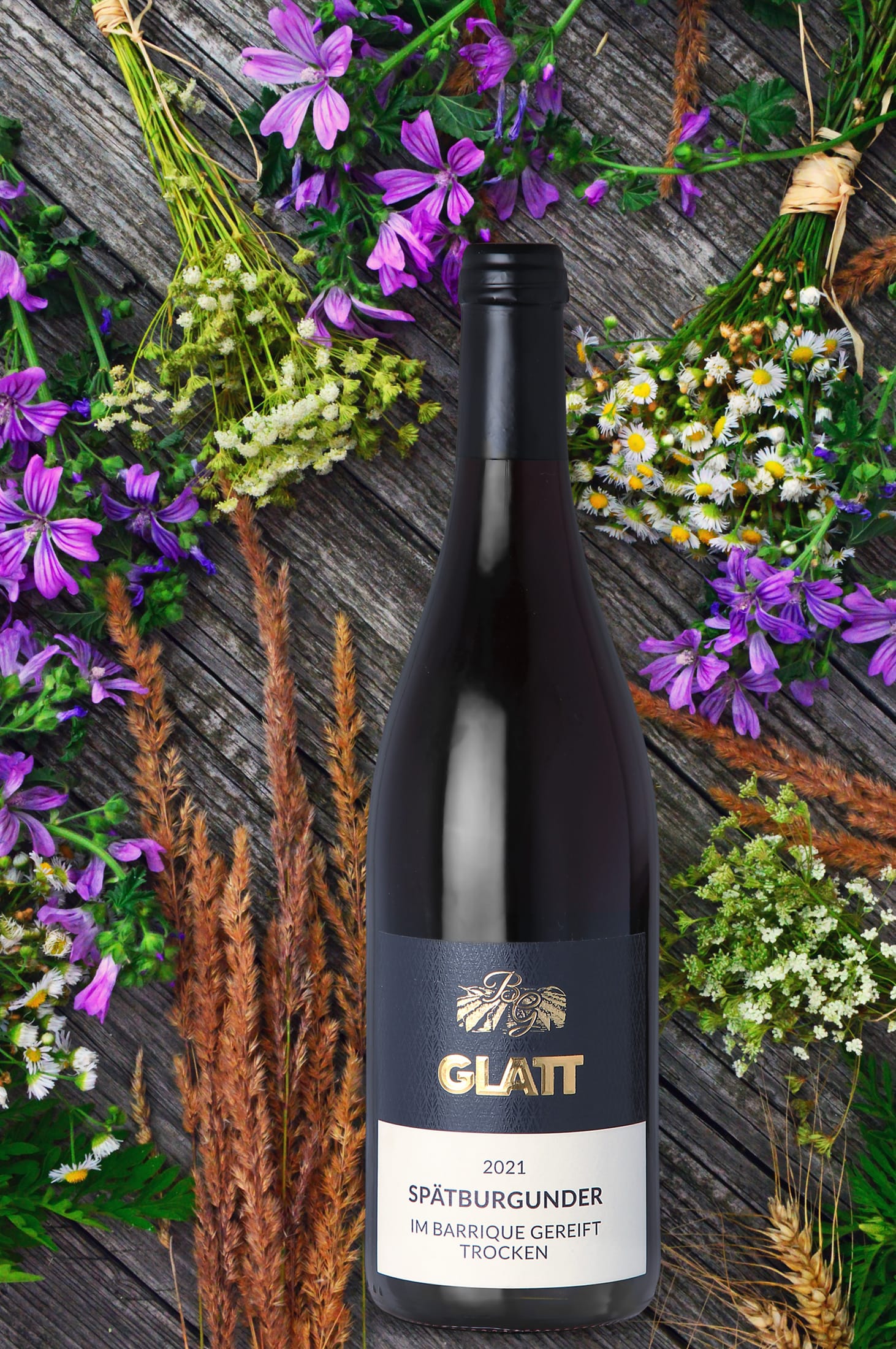 2021 Spätburgunder Barrique Rotwein trocken • GLATT • Qualitätswein vom Kaiserstuhl/Baden, Deutschland