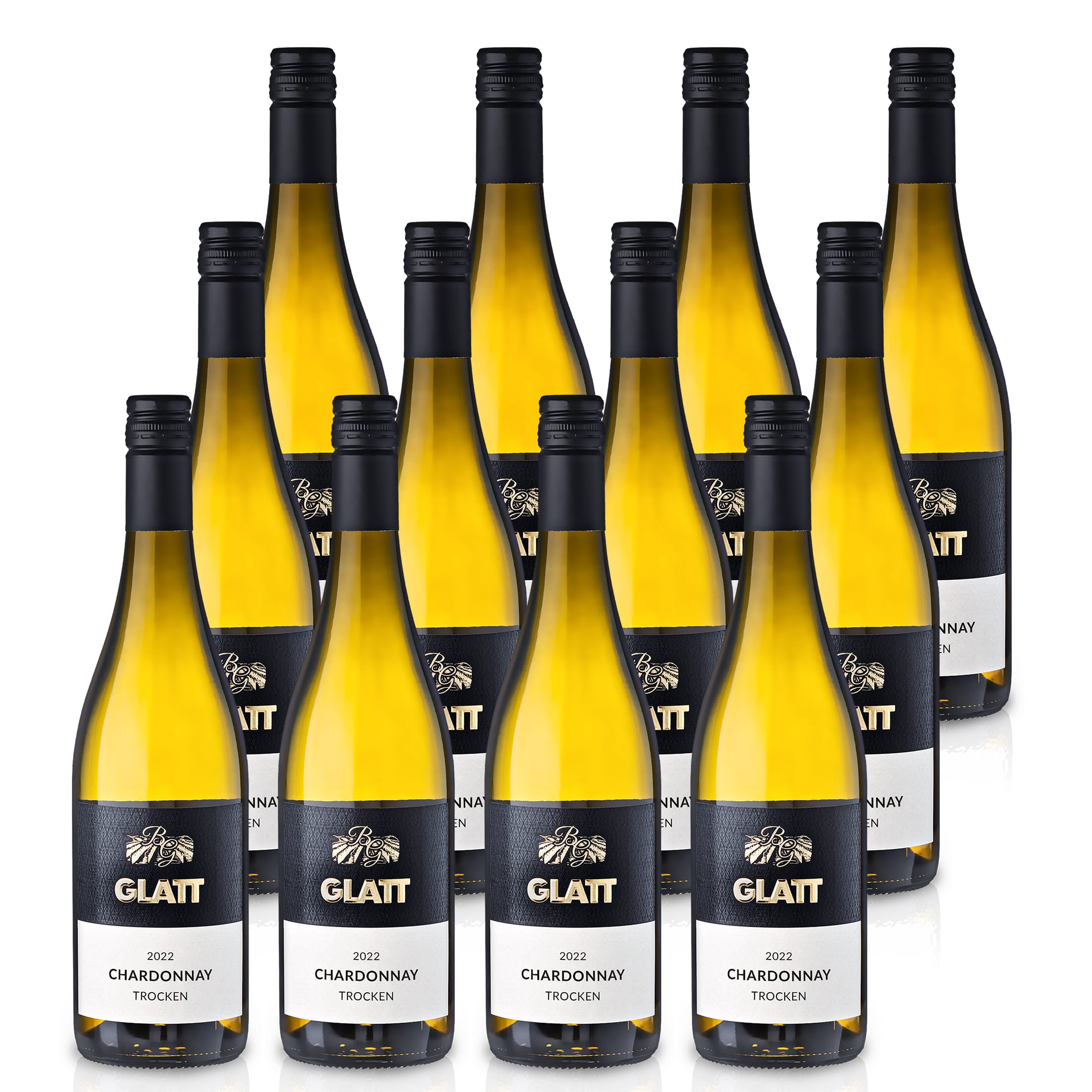 2022 Chardonnay Dry White Wine • GLATT • Quality Wine from Kaiserstuhl/Baden, Germany
