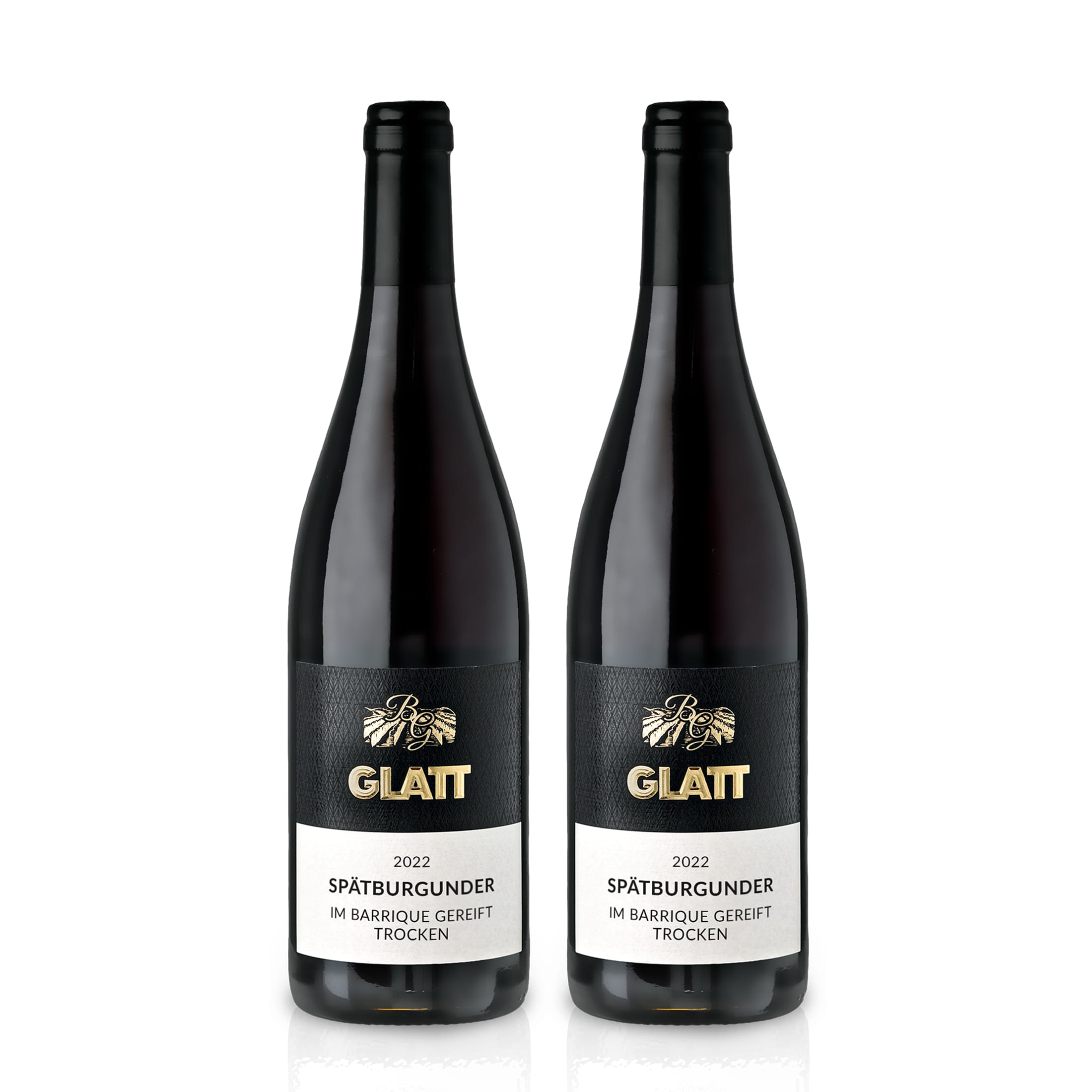 2022 Pinot Noir Barrique dry red wine • GLATT • Quality wine from Kaiserstuhl/Baden, Germany
