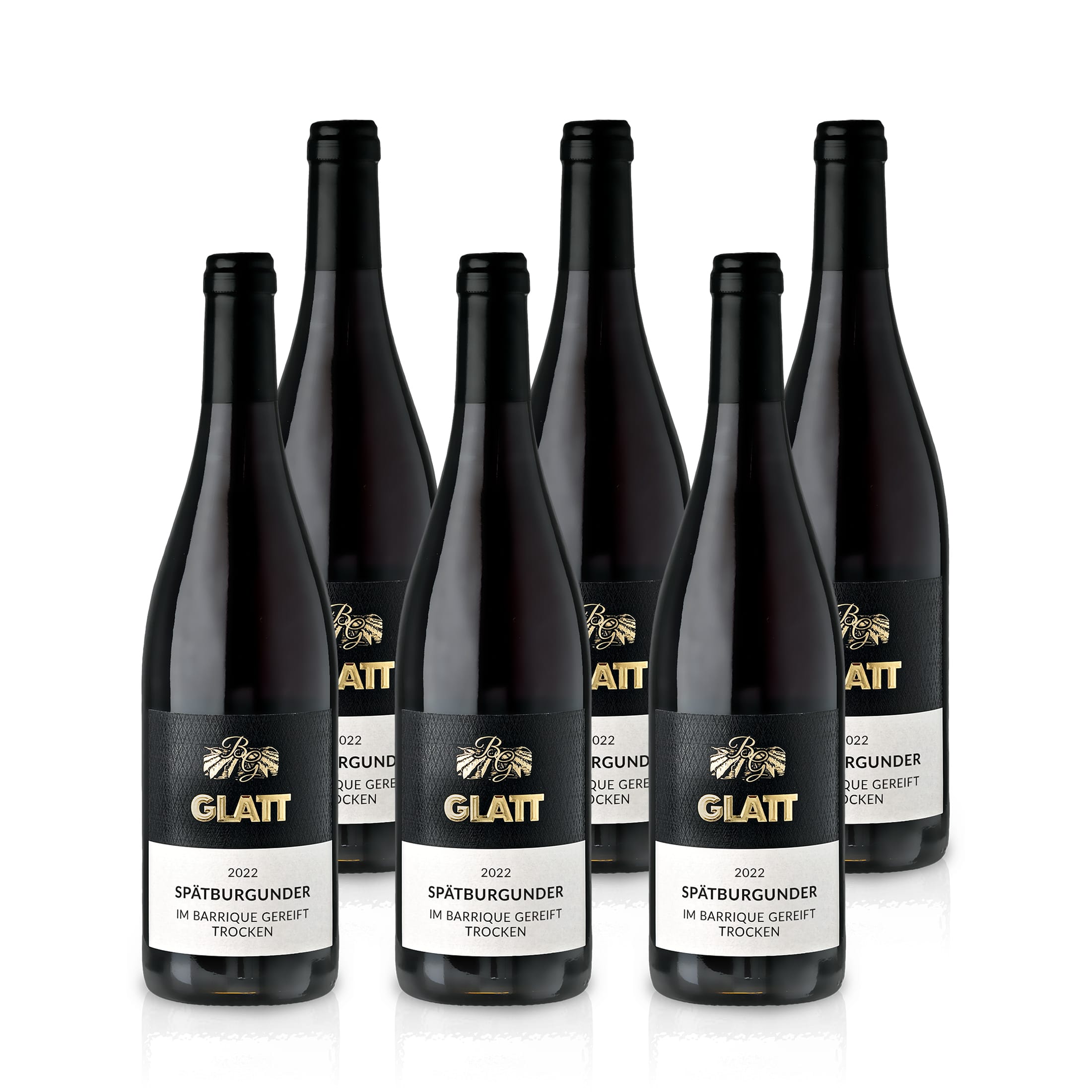 2022 Pinot Noir Barrique dry red wine • GLATT • Quality wine from Kaiserstuhl/Baden, Germany