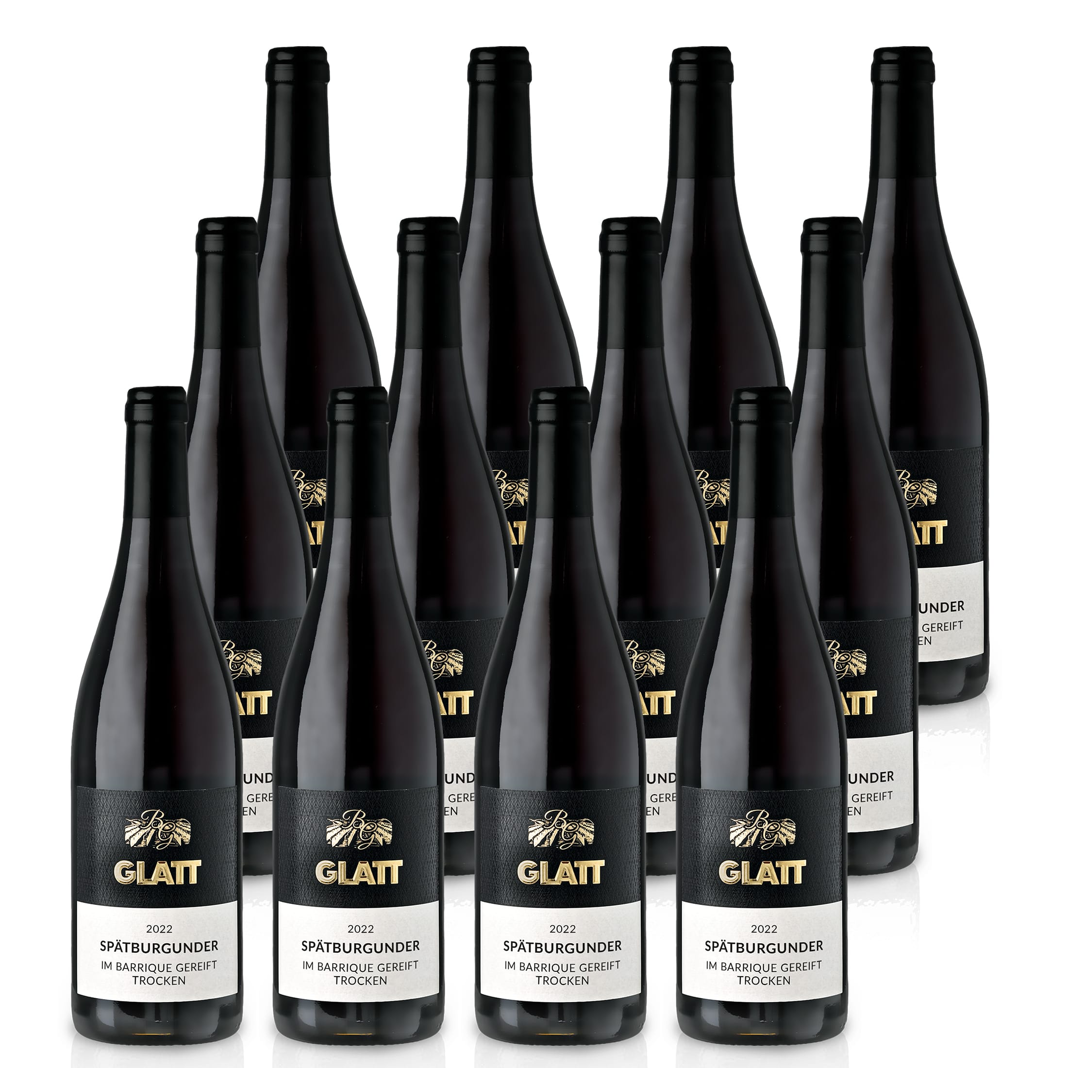 2022 Pinot Noir Barrique dry red wine • GLATT • Quality wine from Kaiserstuhl/Baden, Germany