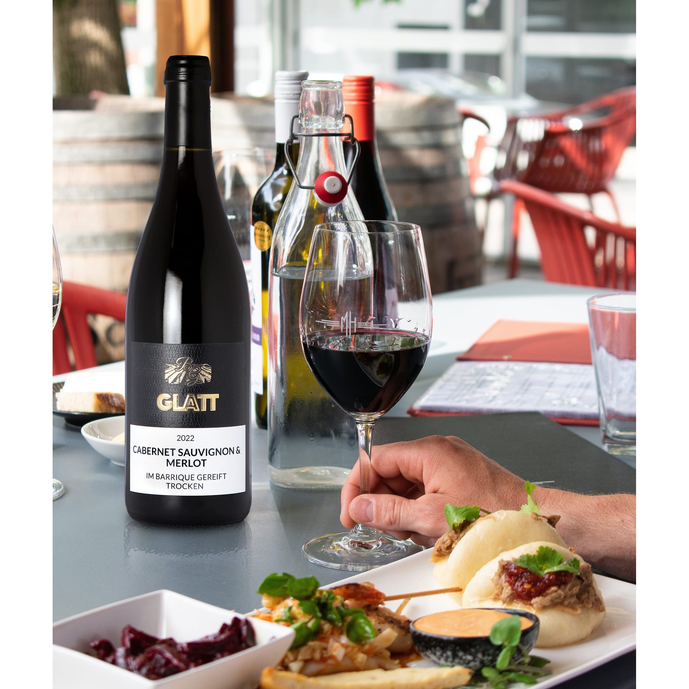 2022 Cabernet Sauvignon & Merlot Barrique Dry Red Wine • GLATT • Quality Wine from Kaiserstuhl/Baden, Germany
