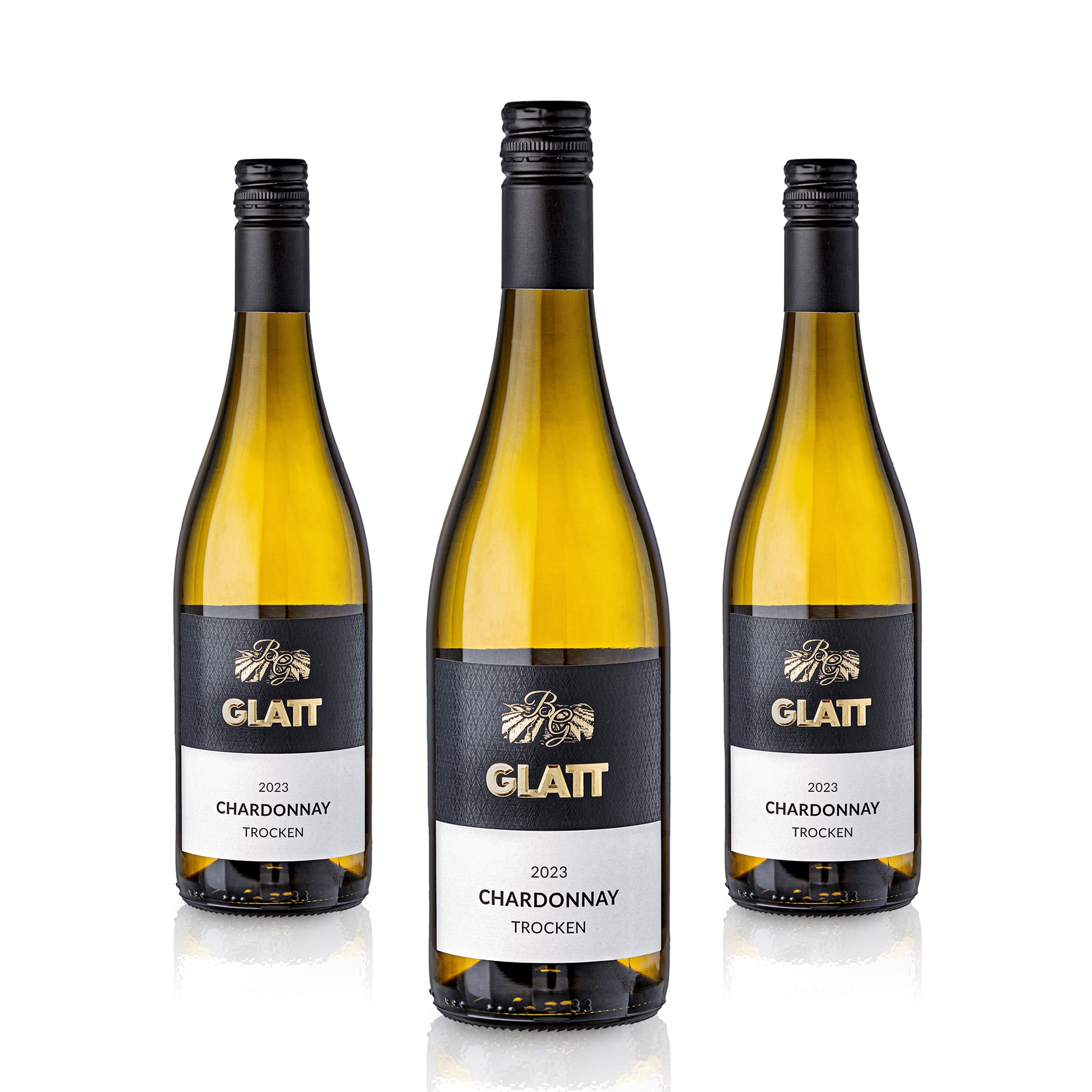 2023 Chardonnay Weißwein trocken • GLATT • Qualitätswein vom Kaiserstuhl/Baden, Deutschland