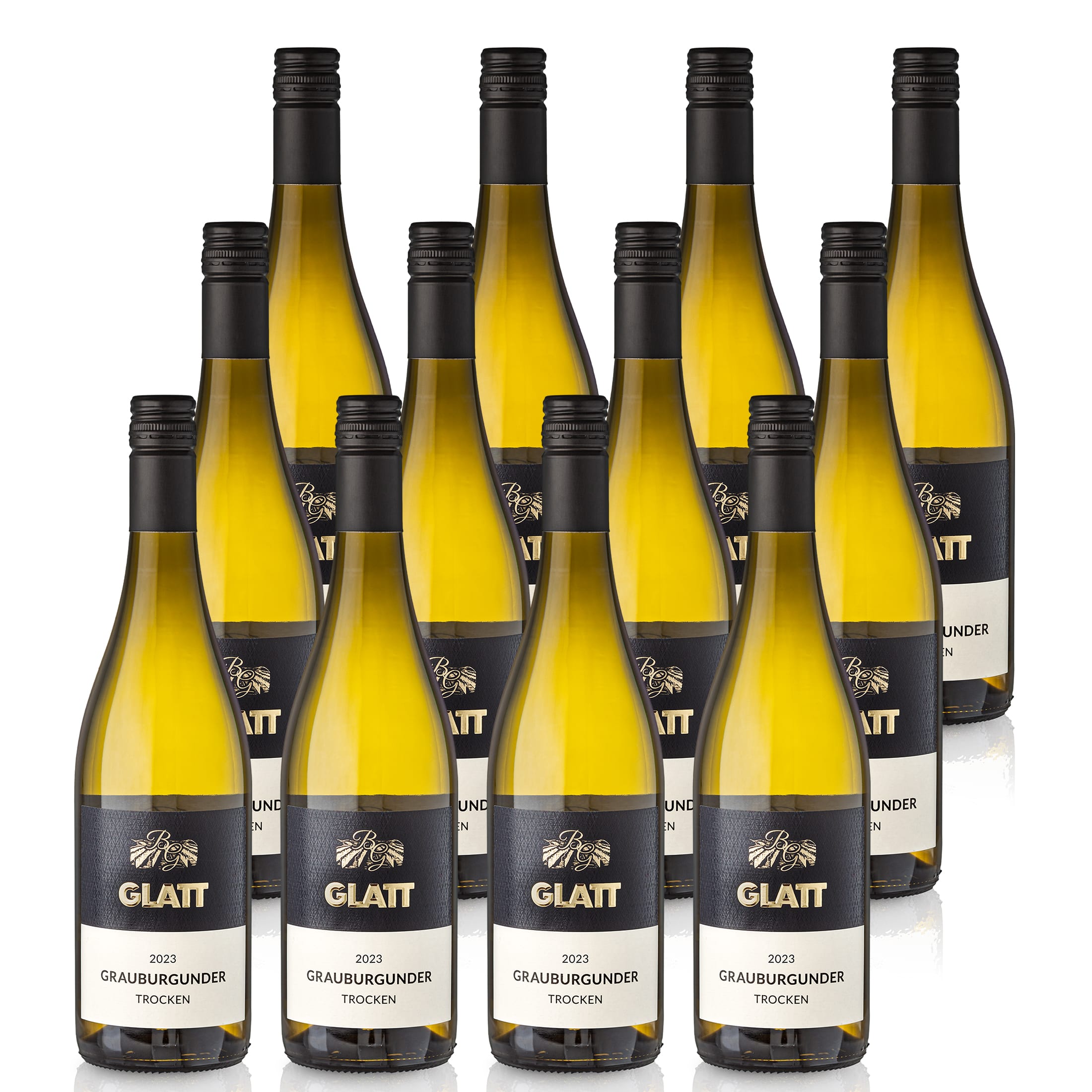 2023 Grauburgunder Weißwein trocken • GLATT • Qualitätswein vom Kaiserstuhl/Baden, Deutschland