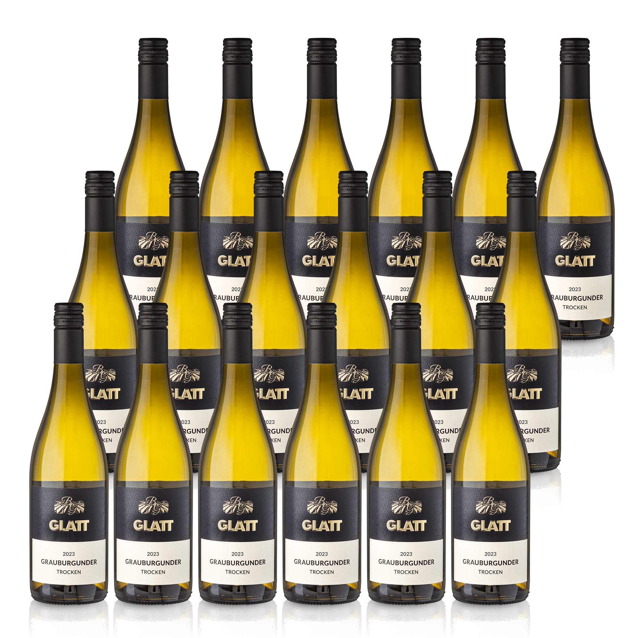 2023 Grauburgunder Weißwein trocken • GLATT • Qualitätswein vom Kaiserstuhl/Baden, Deutschland