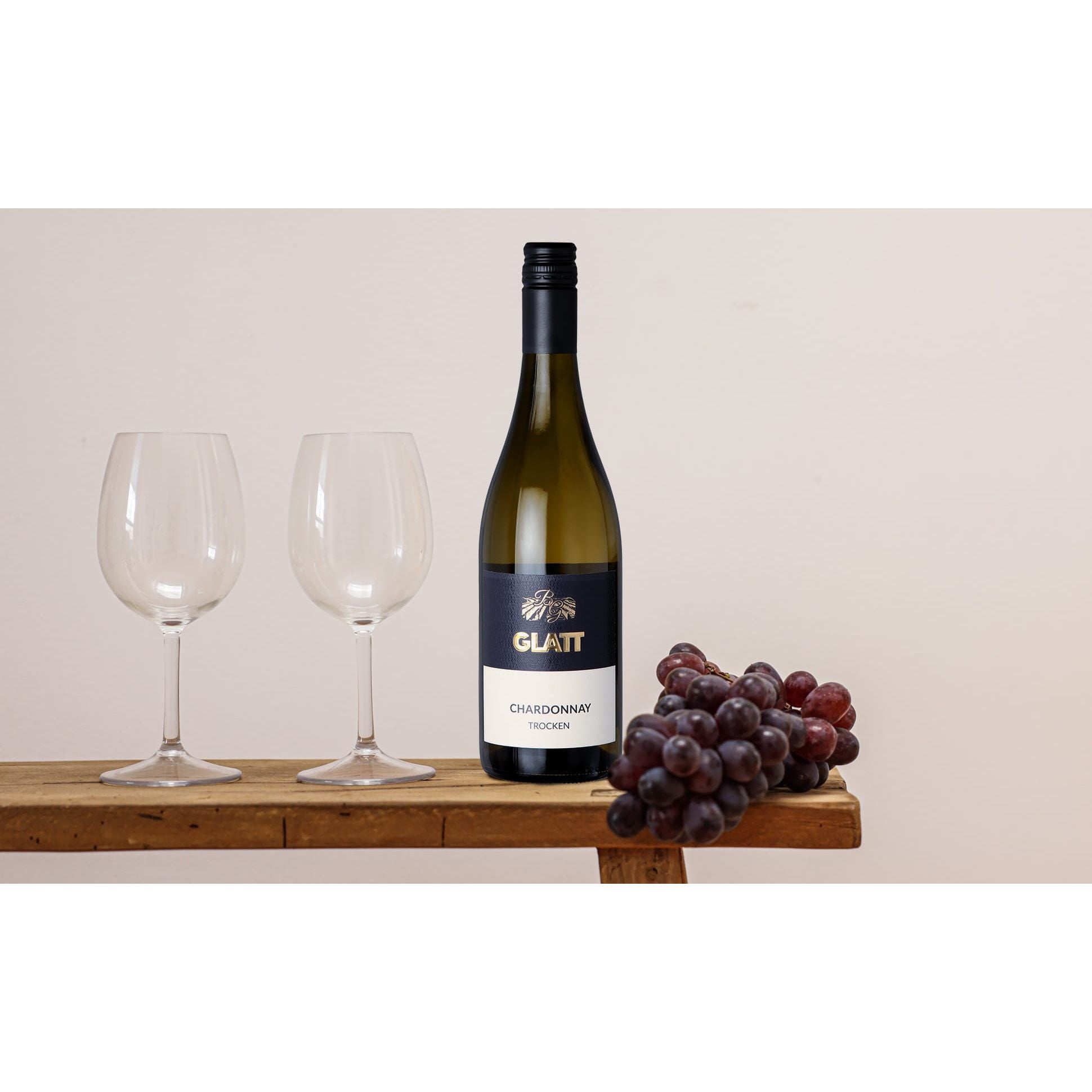 2022 Chardonnay Weißwein trocken • GLATT • Qualitätswein vom Kaiserstuhl/Baden, Deutschland