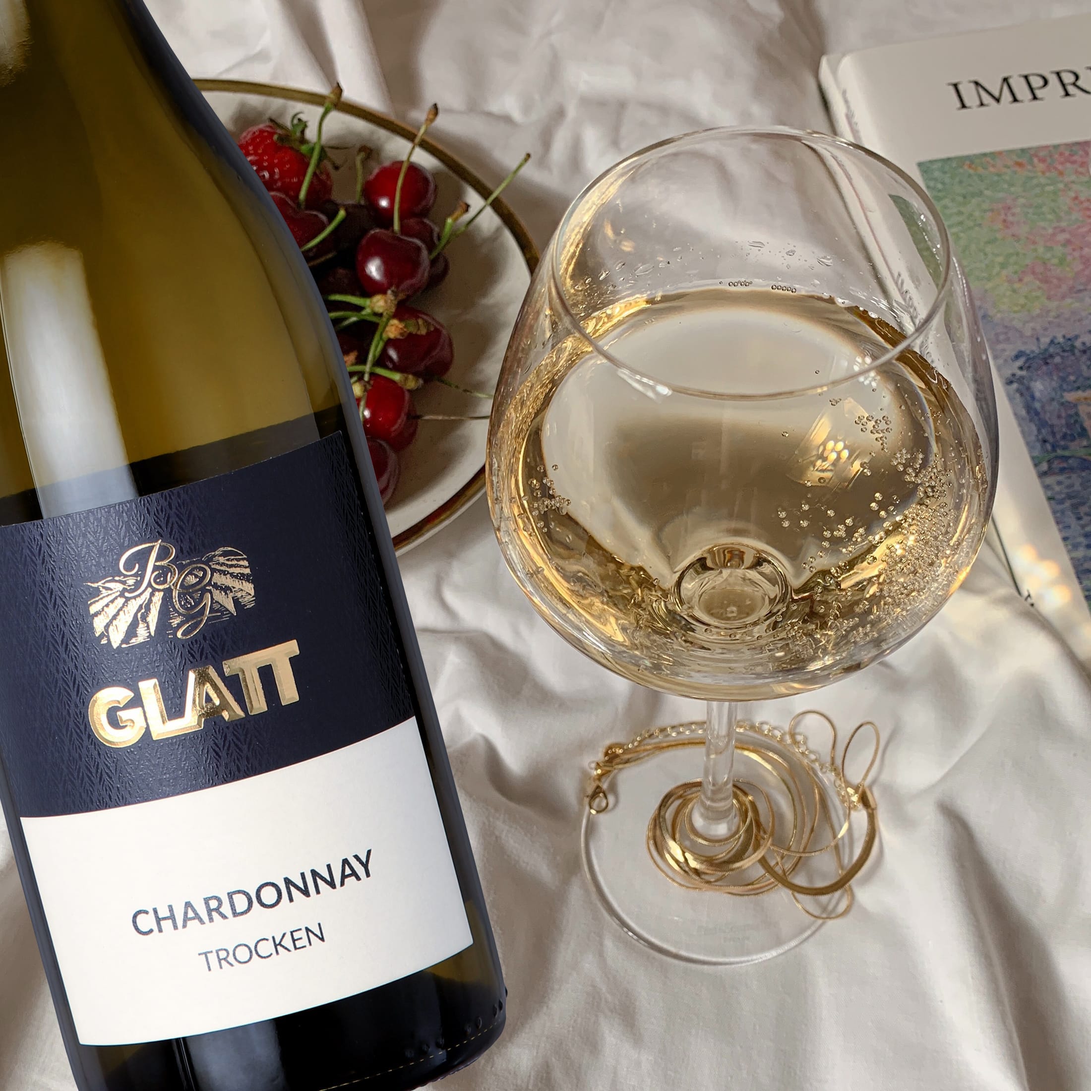 2022 Chardonnay Weißwein trocken • GLATT • Qualitätswein vom Kaiserstuhl/Baden, Deutschland