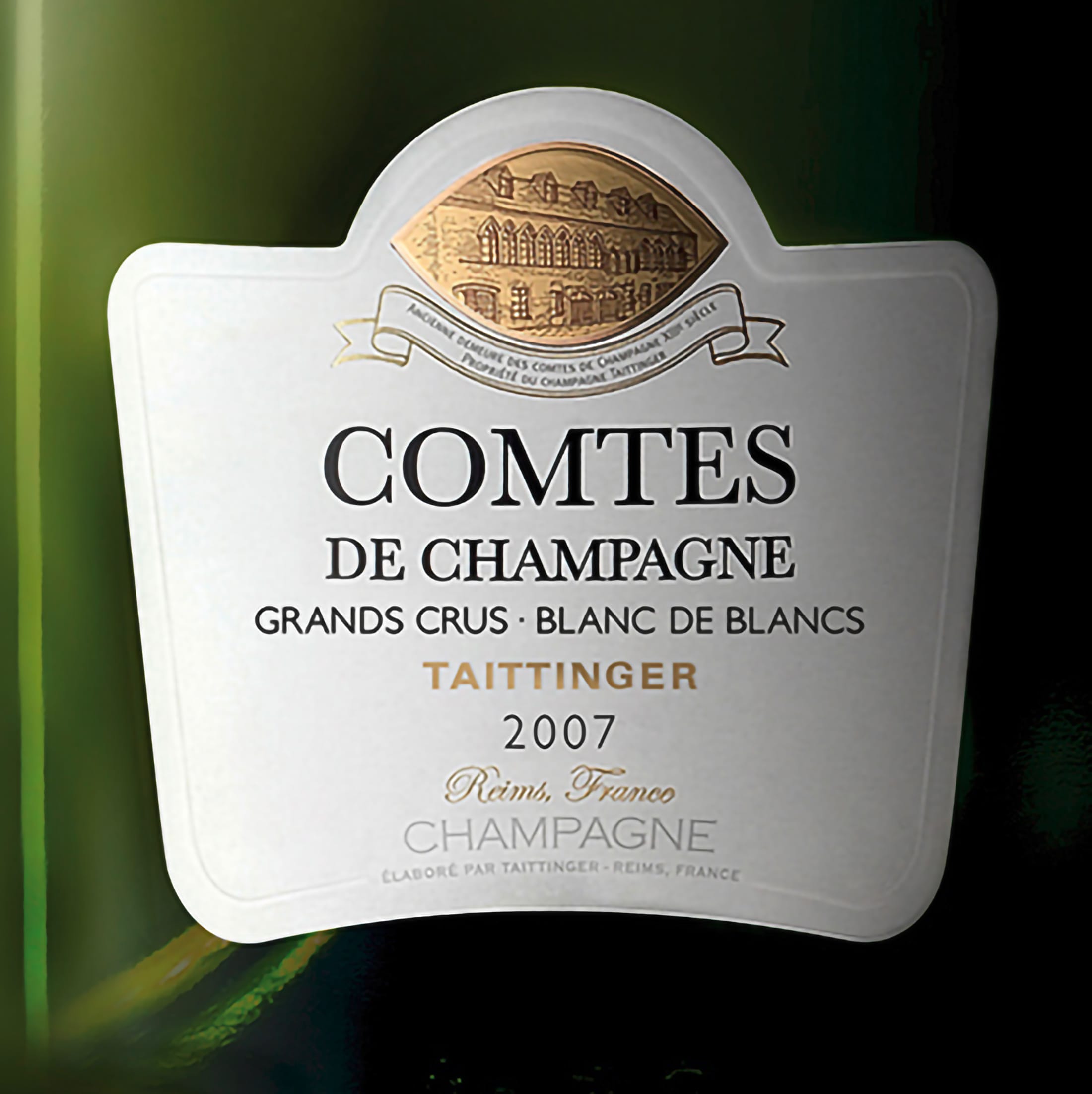 2007 Comtes de Champagne Grands Crus · Blanc de Blancs in gift packaging