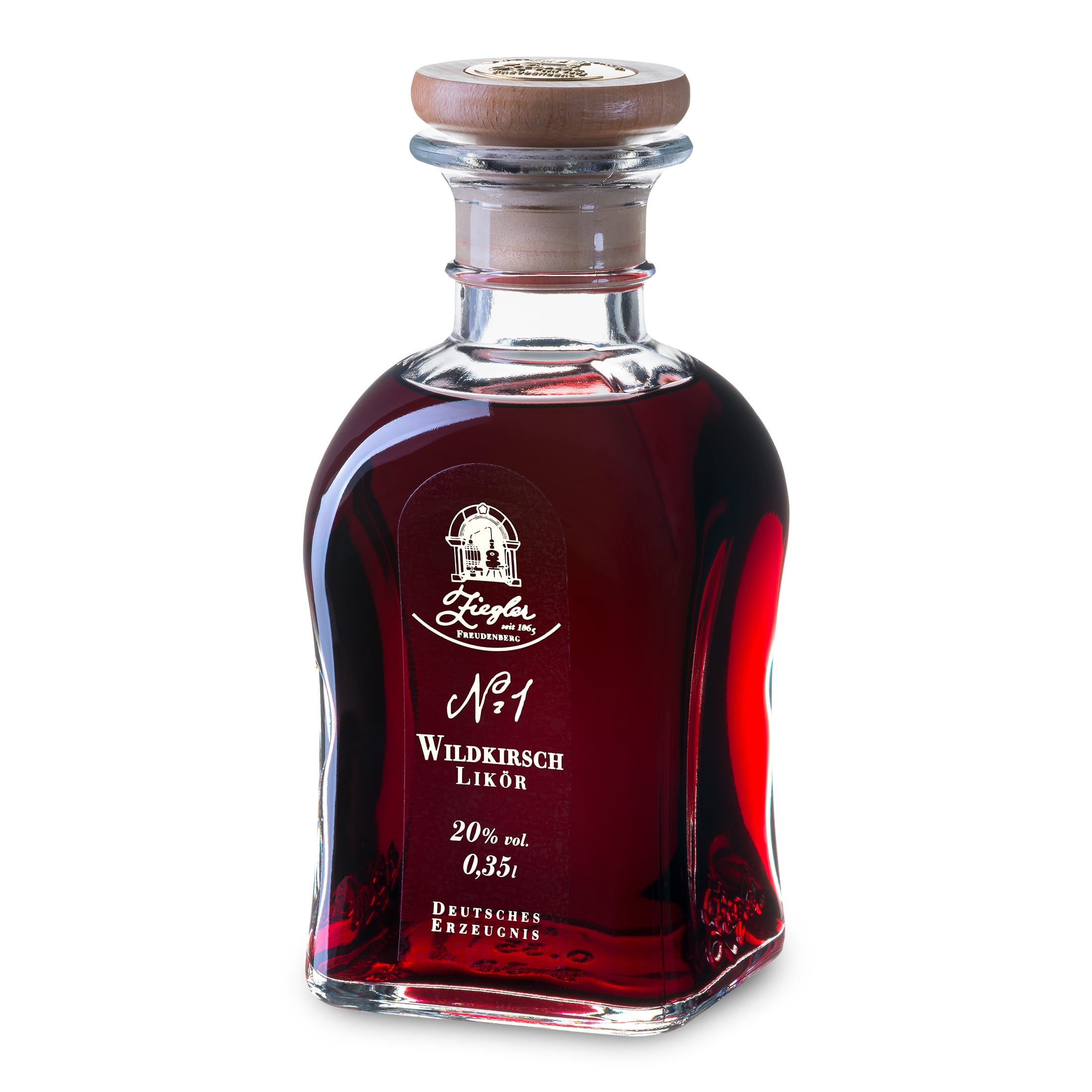 Wildkirsch Nr. 1 Likör - Brennerei Ziegler, 0,35l