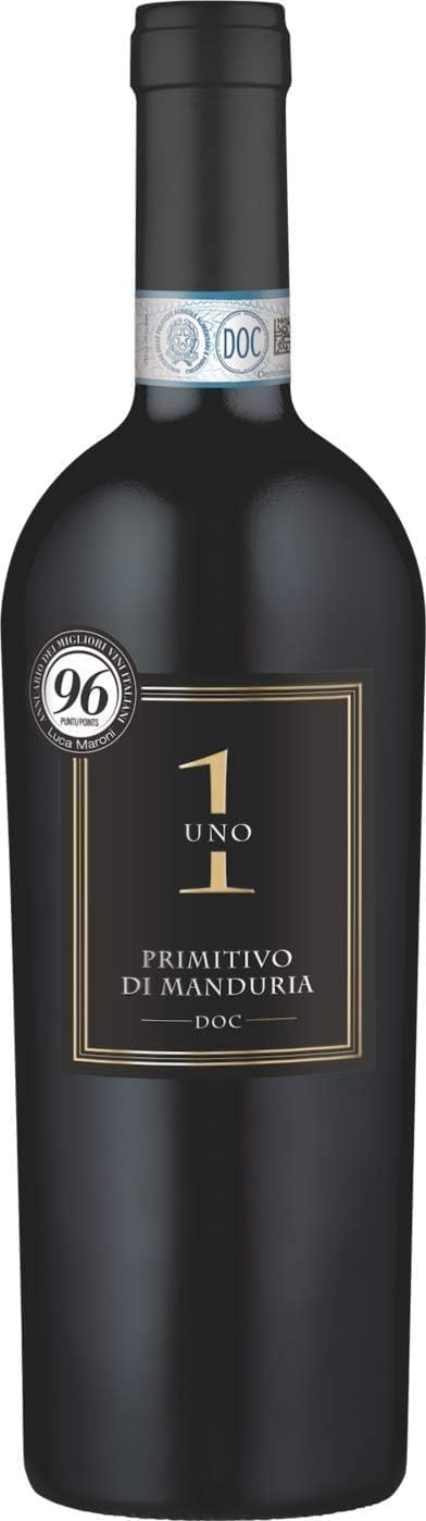 Masseria La Volpe Uno Primitivo di Manduria 2024 12 Flaschen Rotwein 0,75L 14% vol