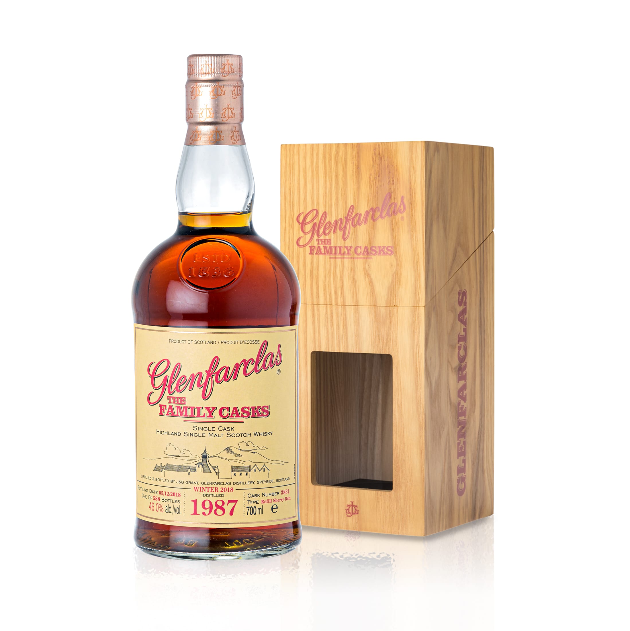 Glenfarclas 30 Jahre 1987/2018 Family Cask Release Winter 2018
