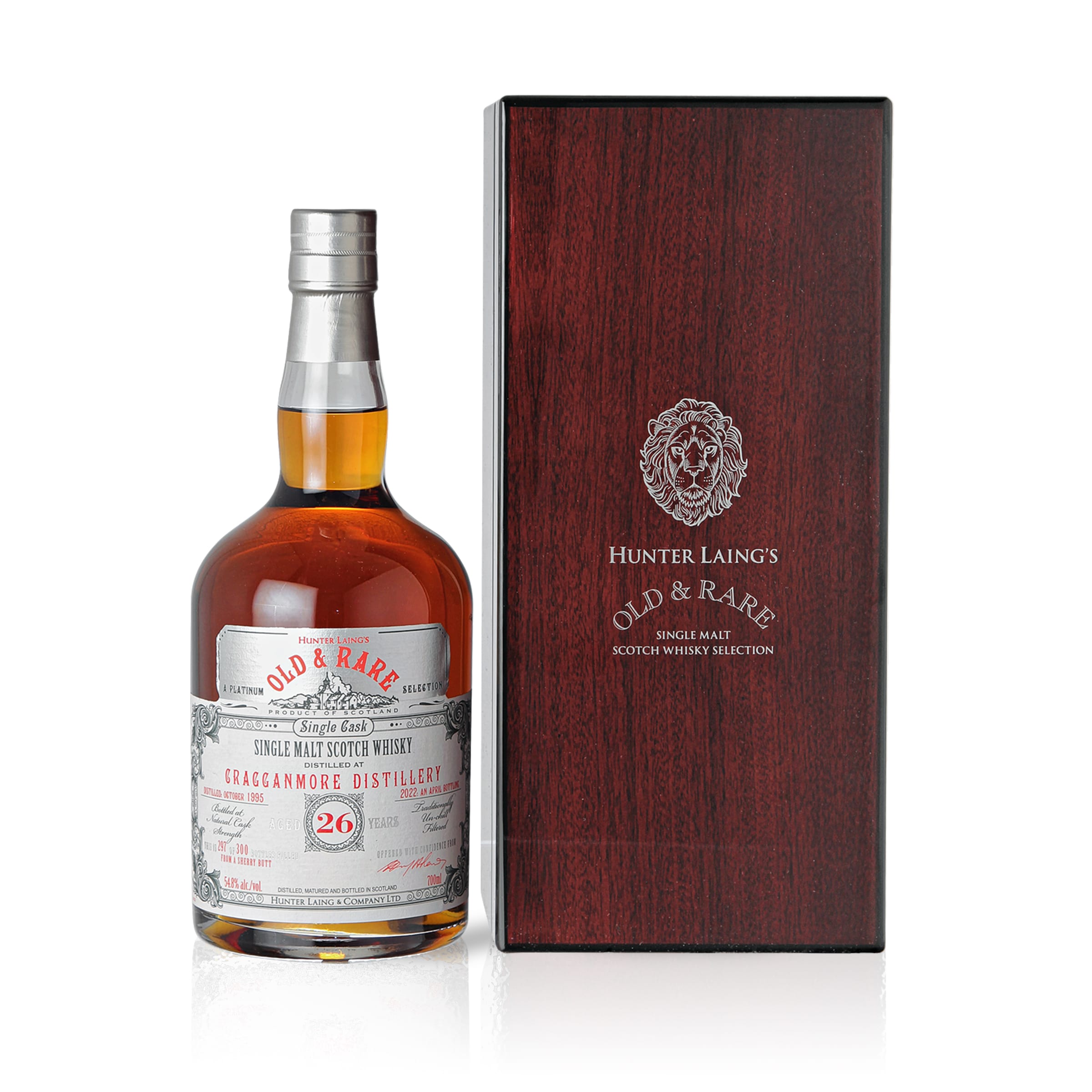 Cragganmore 1995/2022 - 26 Jahre - 54,8 % Vol. - Hunter Laing - Old & Rare - OAR0450
