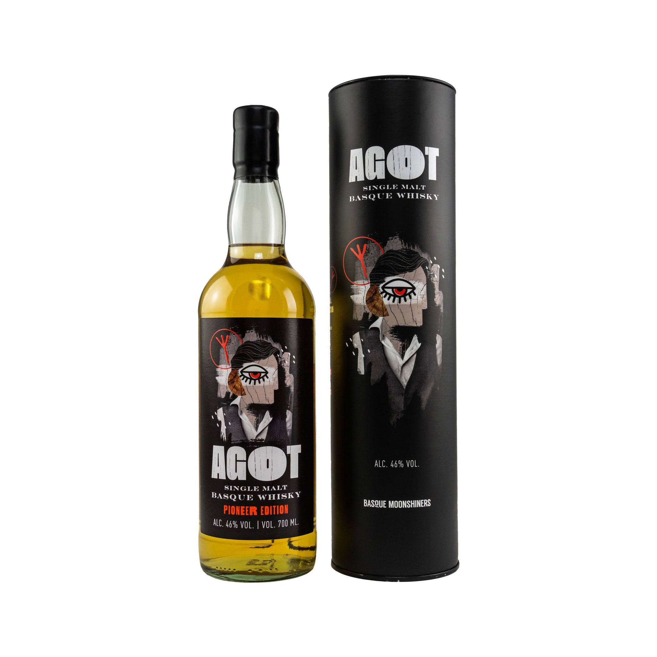 AGOT Single Malt Basque Whisky - Pioneer Edition 46% vol. - Basque Moonshiners