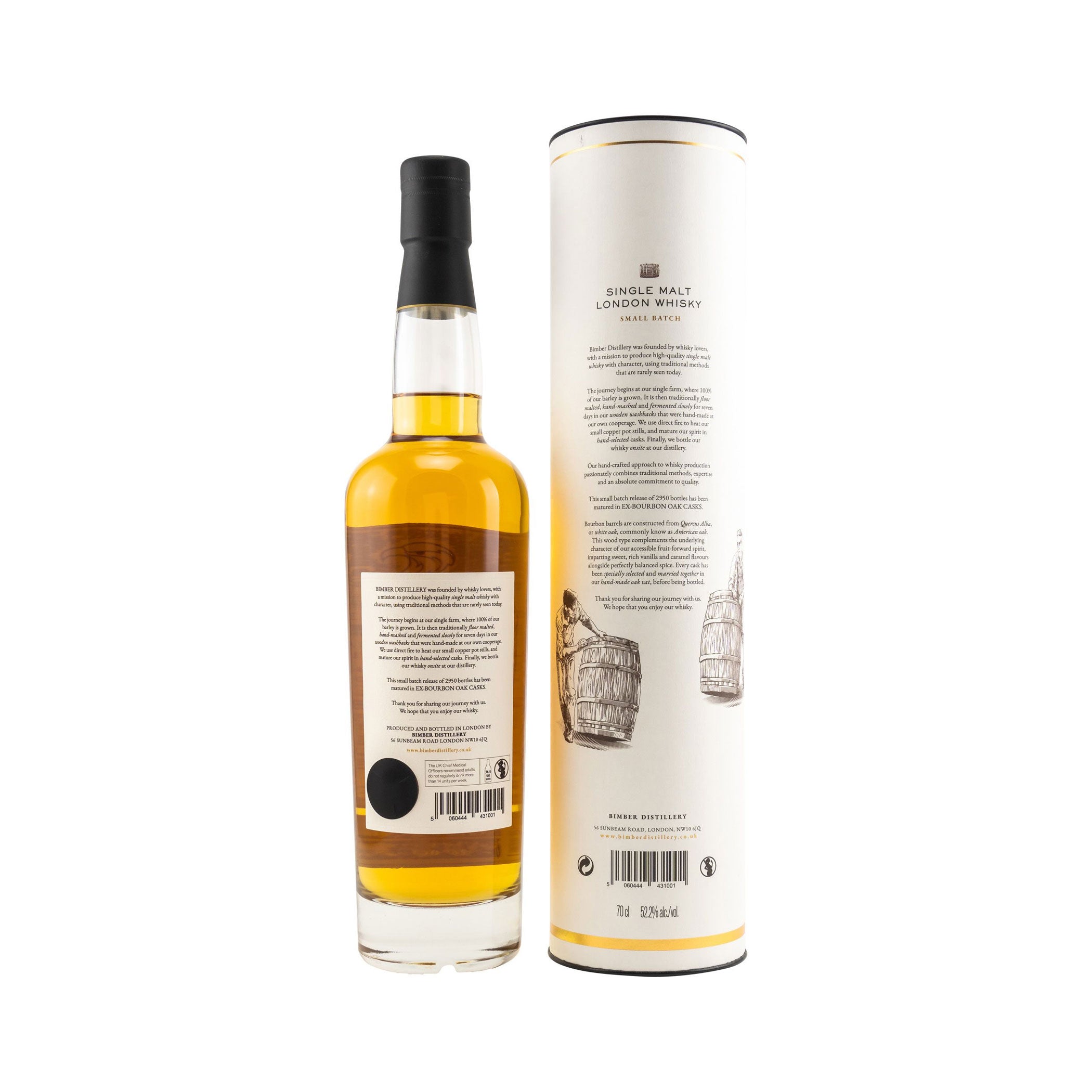 Bimber Single Malt London Whisky - Ex-Bourbon Oak Batch 2