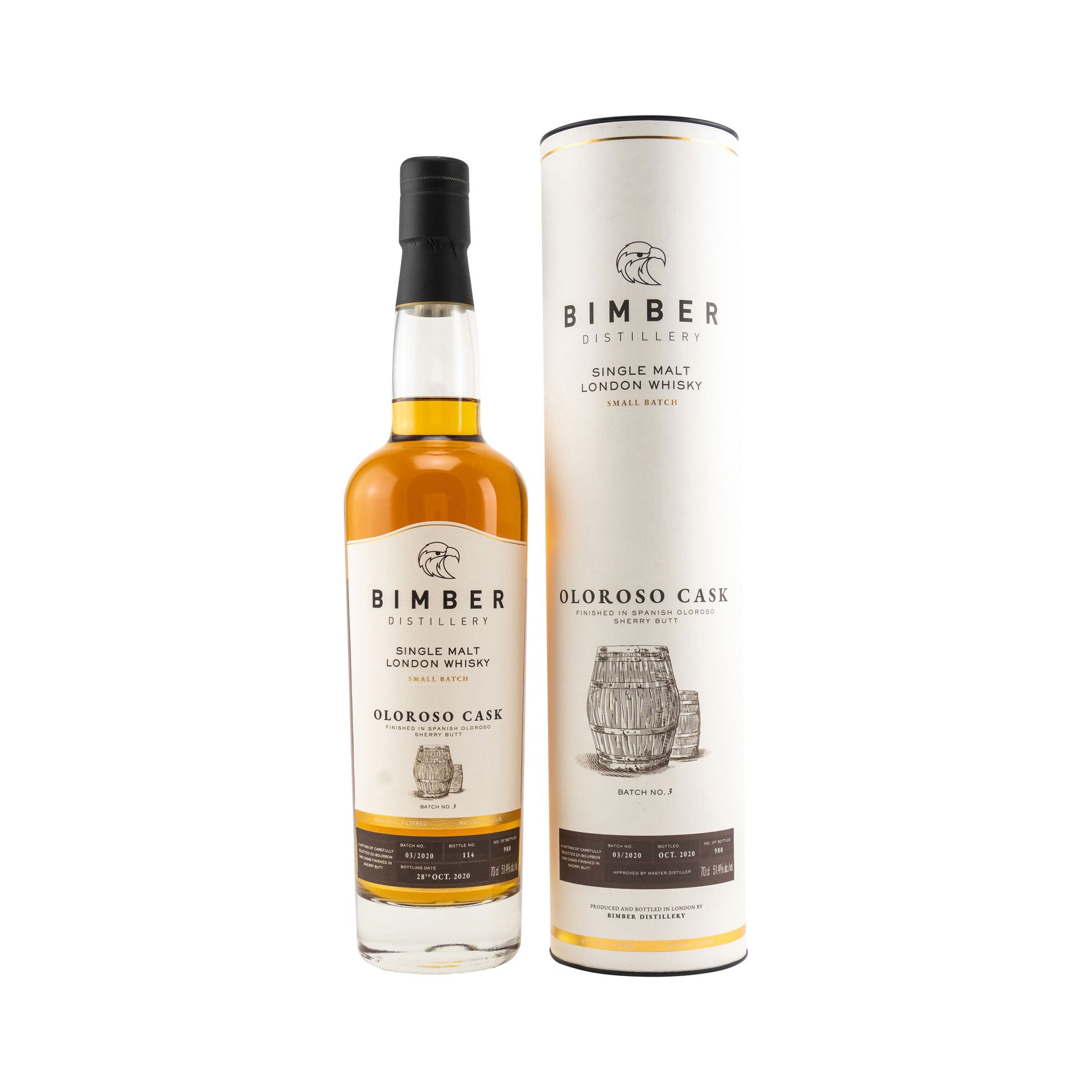 Bimber Single Malt London Whisky - Oloroso Cask Batch 3