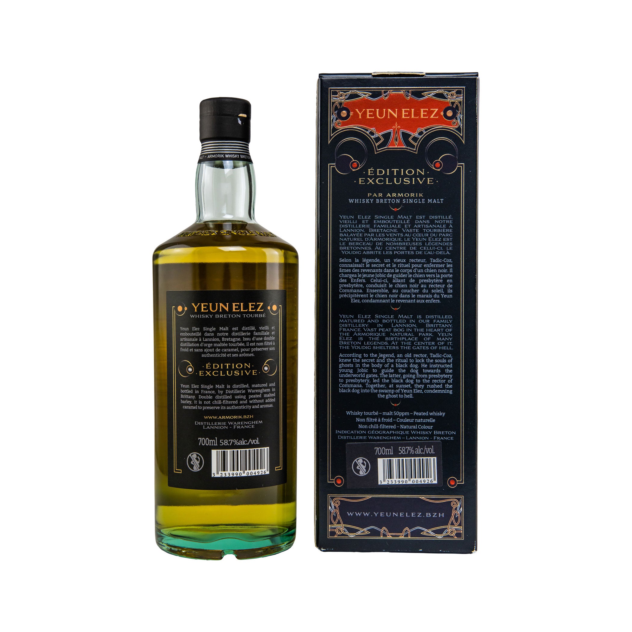 Armorik 2016/2022 - 5 Jahre - Yeun Elez Peated Breton - Cask Strength - #8289