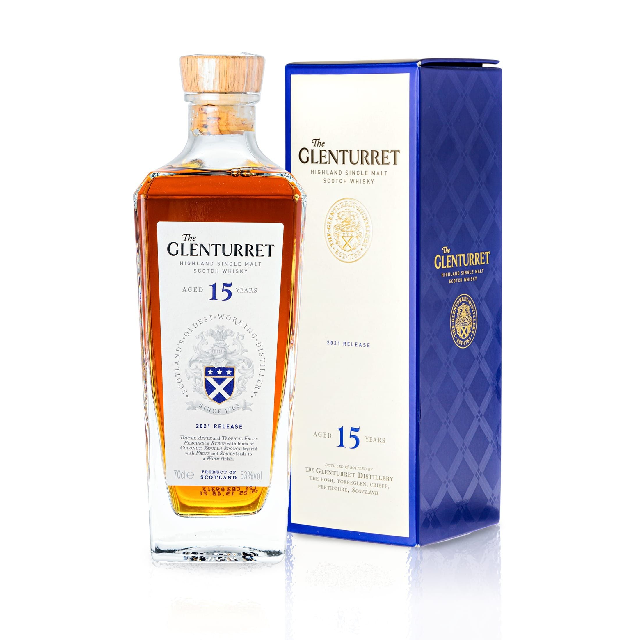 Glenturret 15 Year Old Release 2021 0.7L 53% vol. 2021 Release