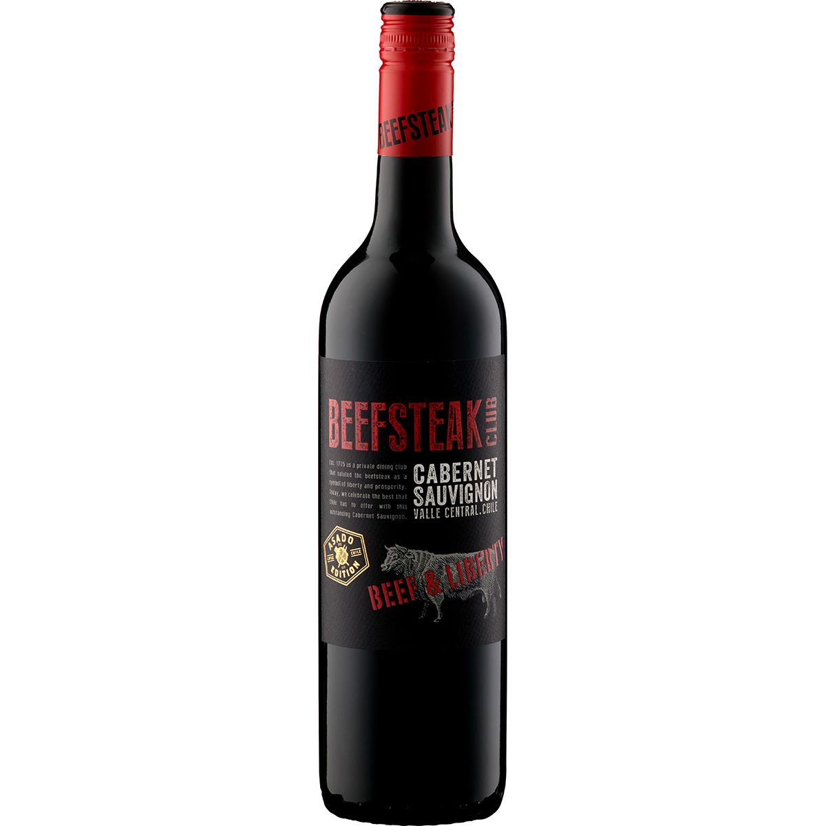 2020 Beef & Liberty Cabernet Sauvignon Beefsteak Club /Chile 0,75l