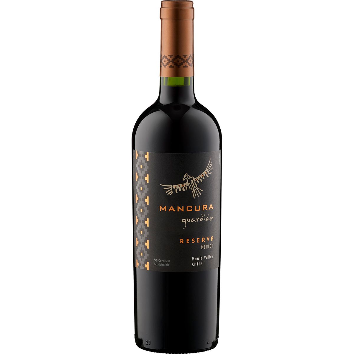 2019 MANCURA guardián RESERVA Merlot Mancura Wines Maule/Chile 0.75l