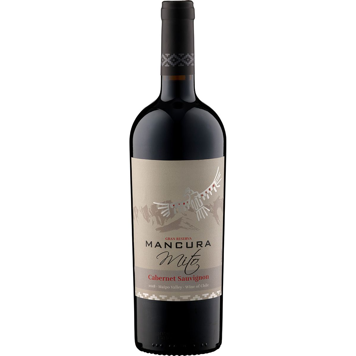 2018 MANCURA mito GRAN RESERVA Cabernet Sauvignon Mancura Wines Maule/Chile 0.75l