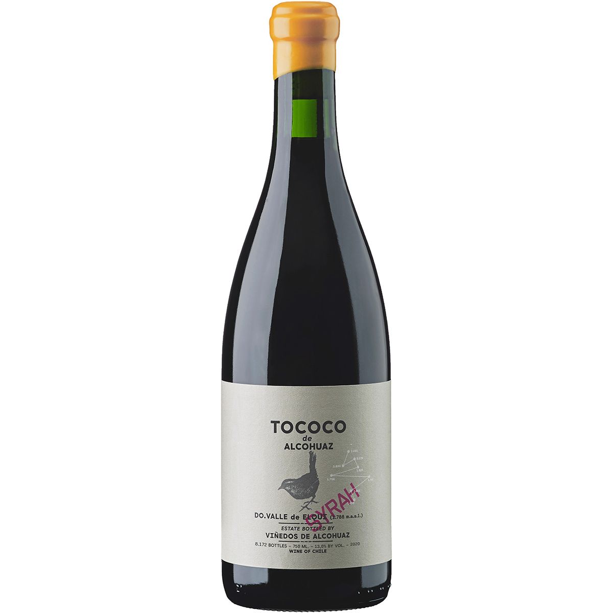 2020 TOCOCO Syrah Viñedos de Alcohuaz Valle de Elqui/Chile 0,75l