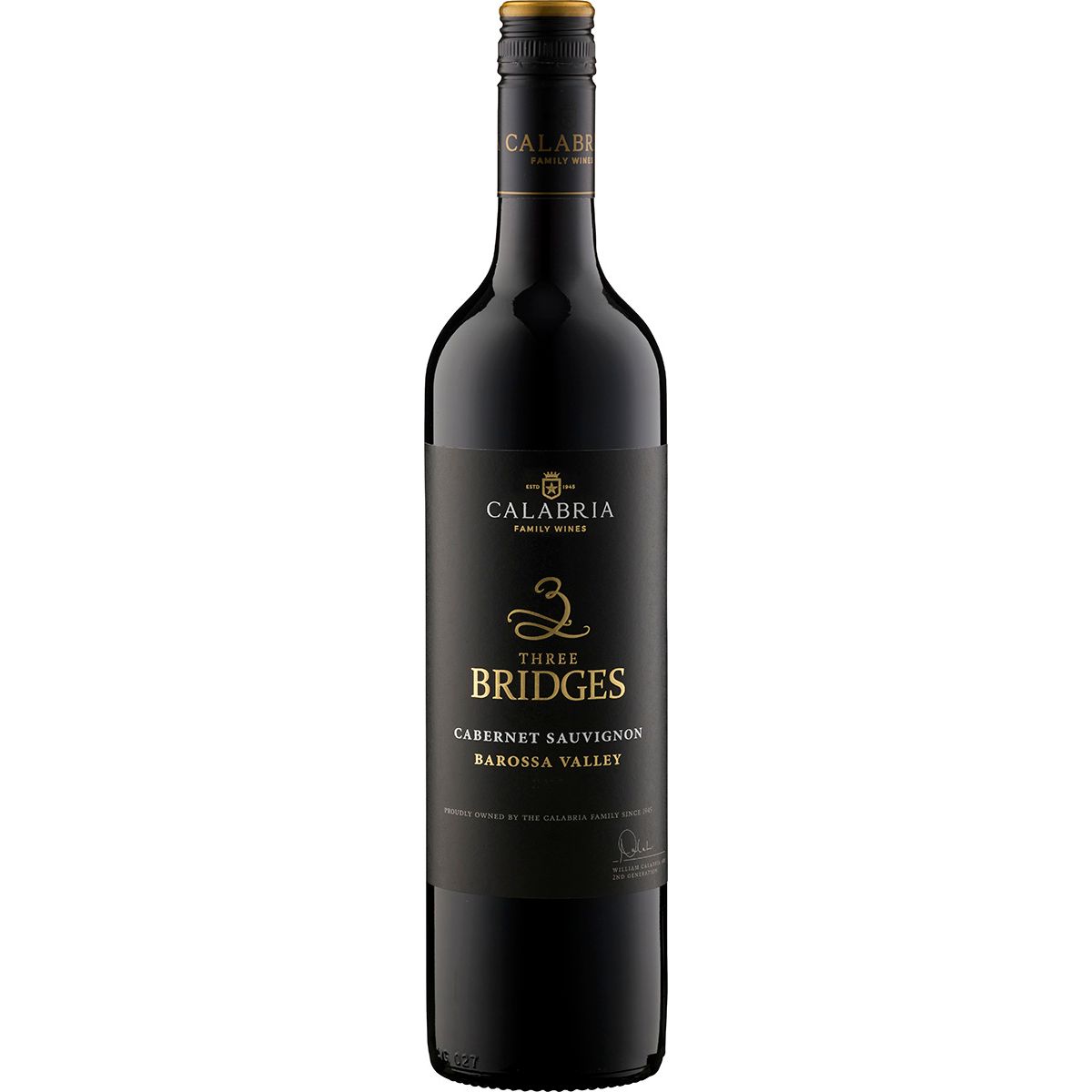 2018 Three Bridges Cabernet Sauvignon Calabria Family Wines Riverina/Australien 0,75l