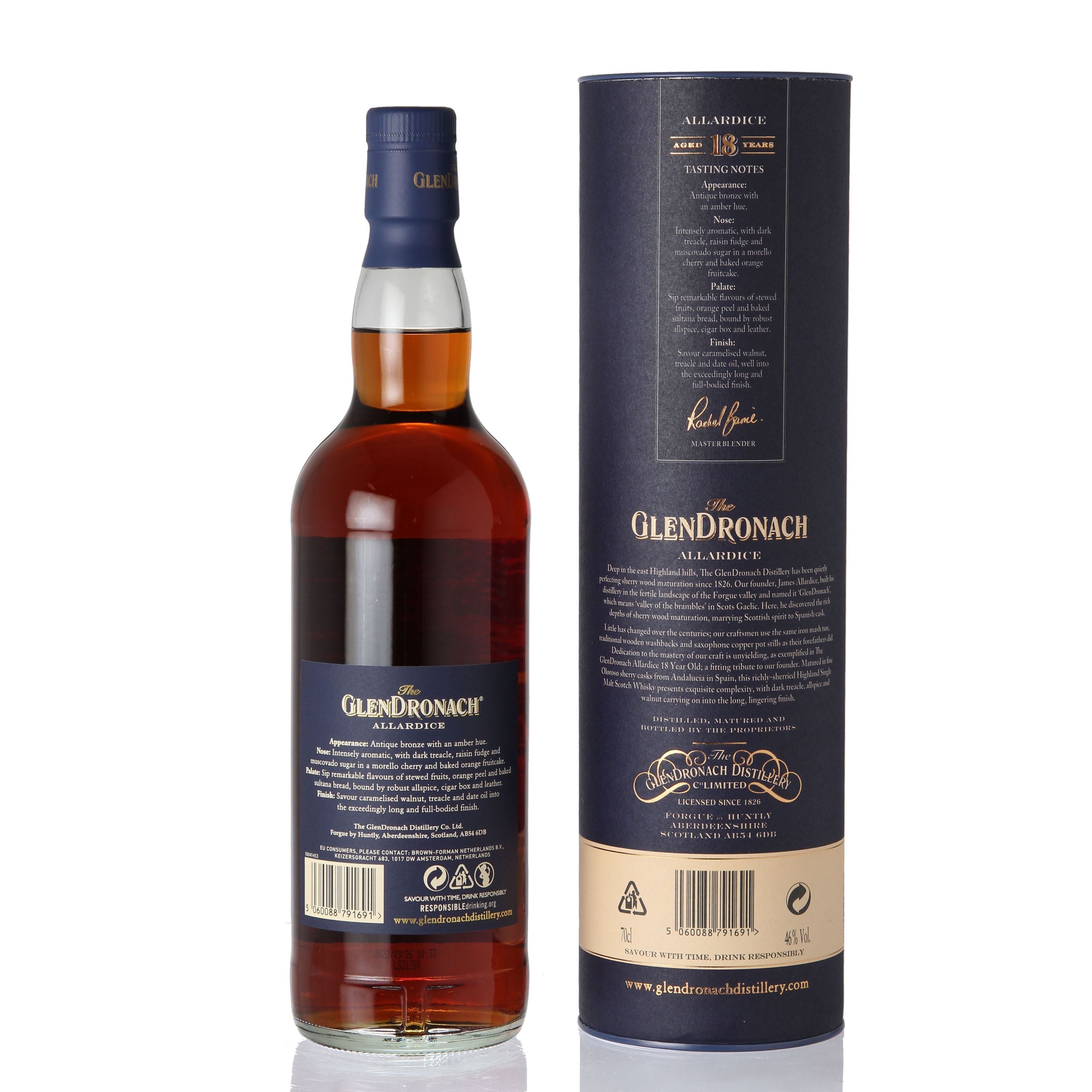 Glendronach 18 Jahre Allardice