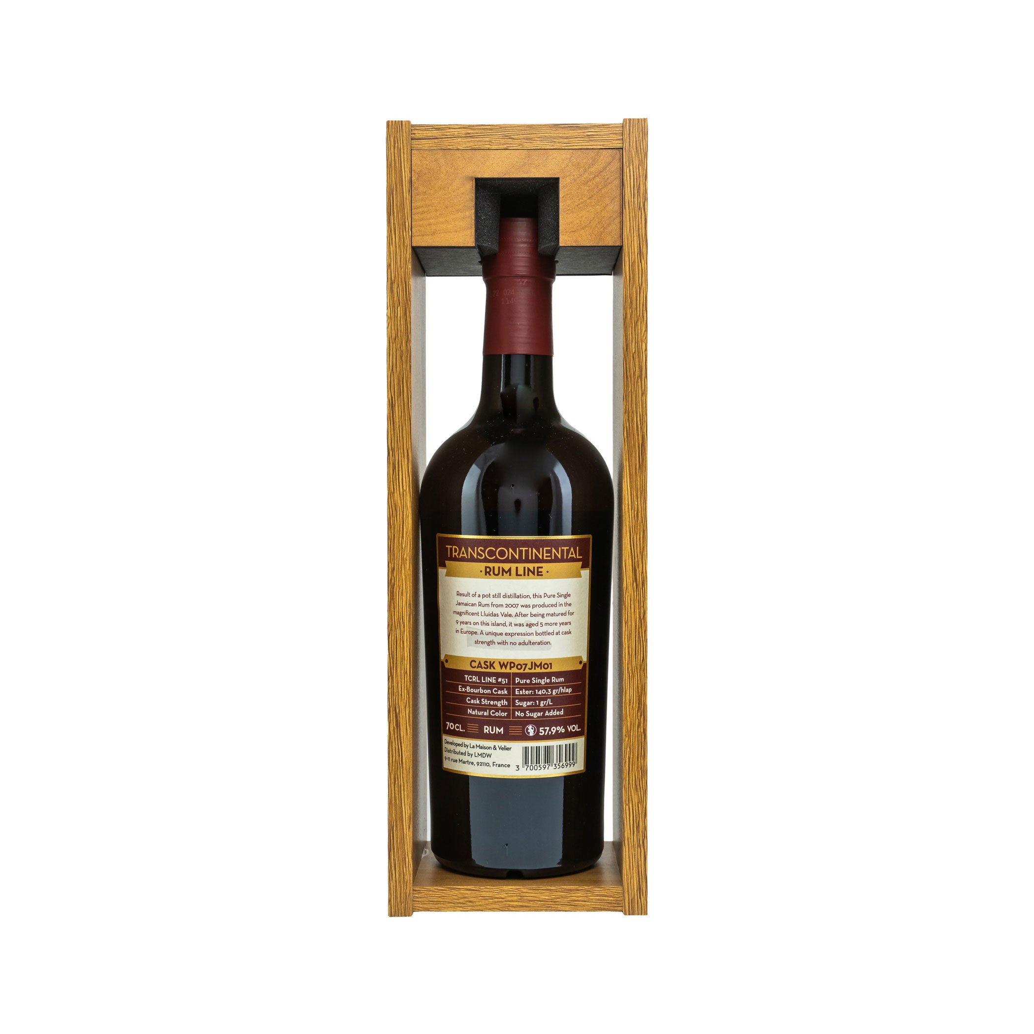 Jamaica WP 2007/2022 - 14 Jahre - Single Cask - Transcontinental Rum Line -
