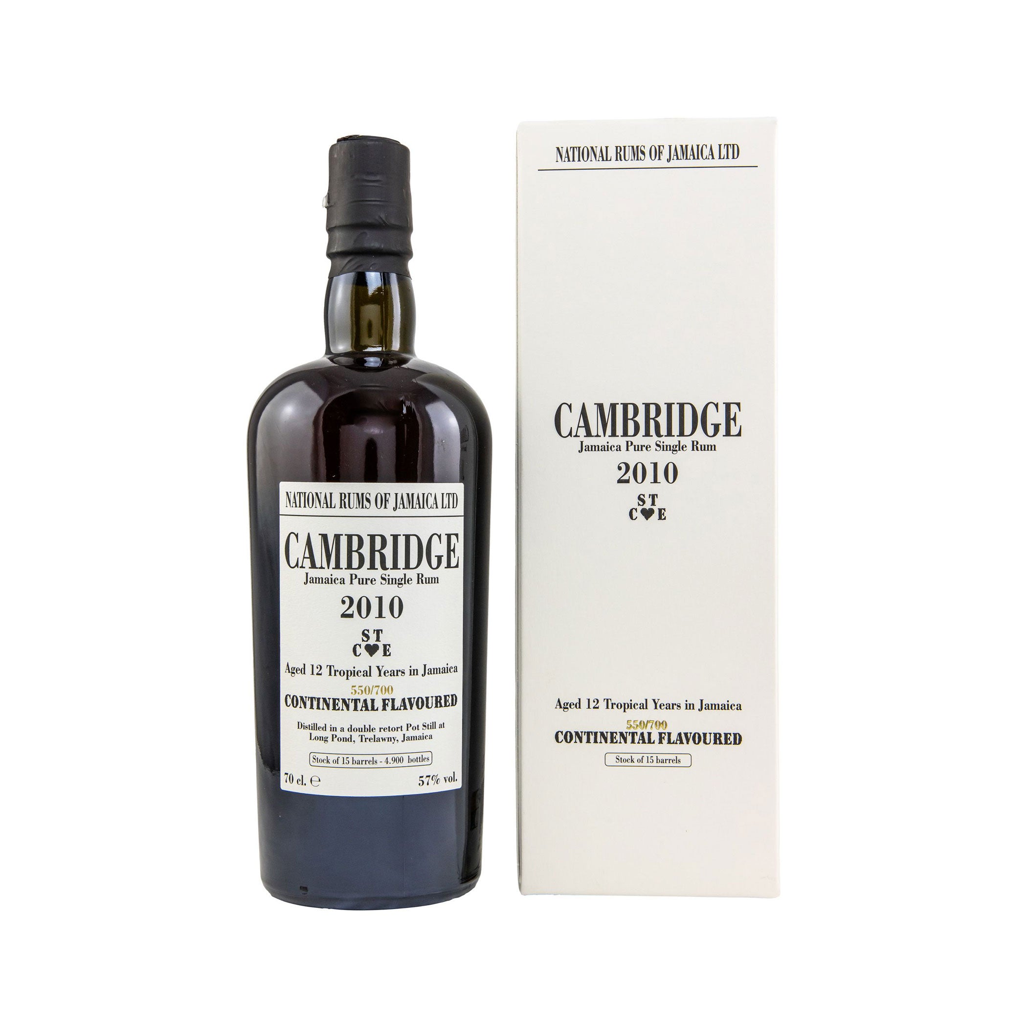 Long Pond 2010/2022 - STCE Cambridge Jamaica Pure Single Rum - 12 Jahre