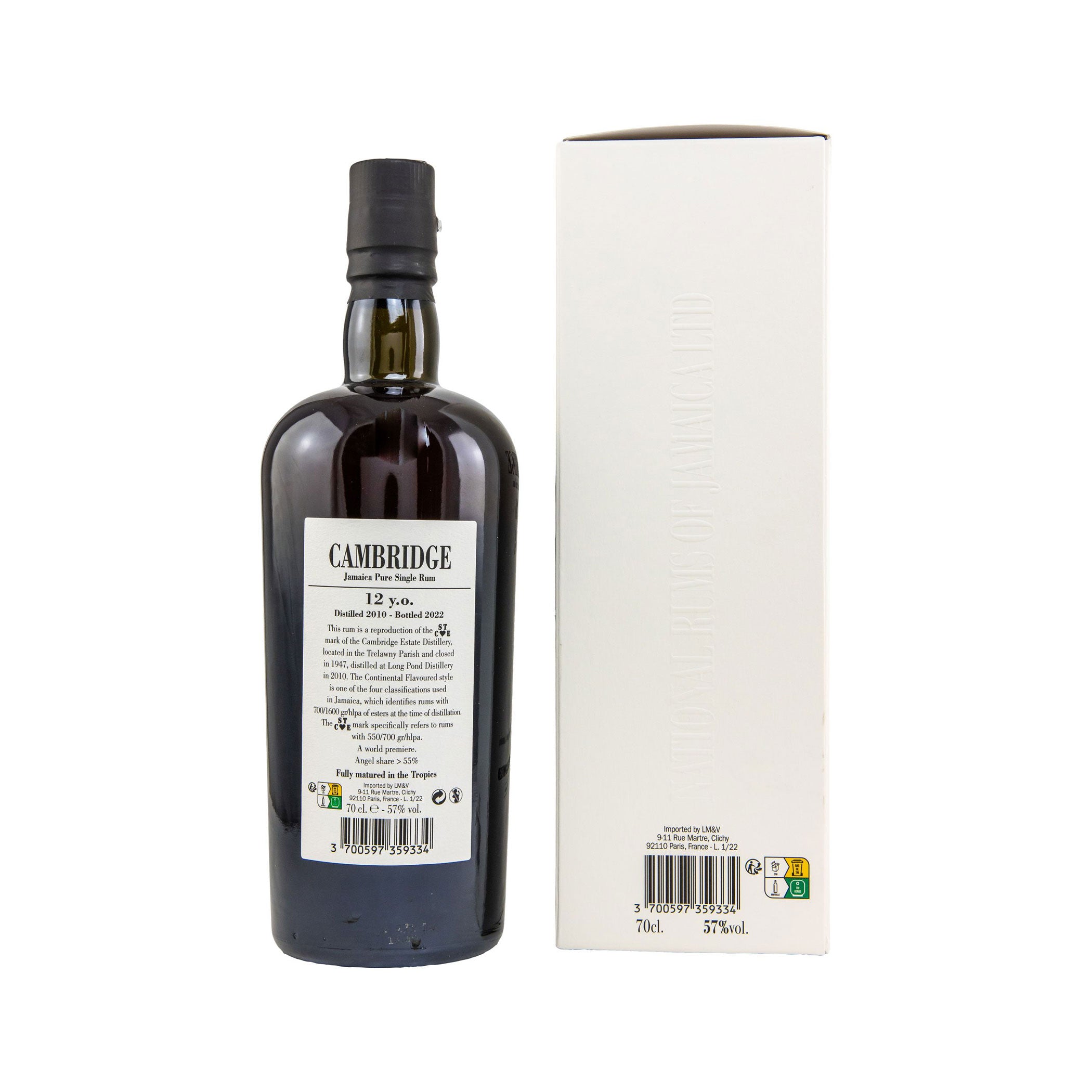 Long Pond 2010/2022 - STCE Cambridge Jamaica Pure Single Rum - 12 Jahre