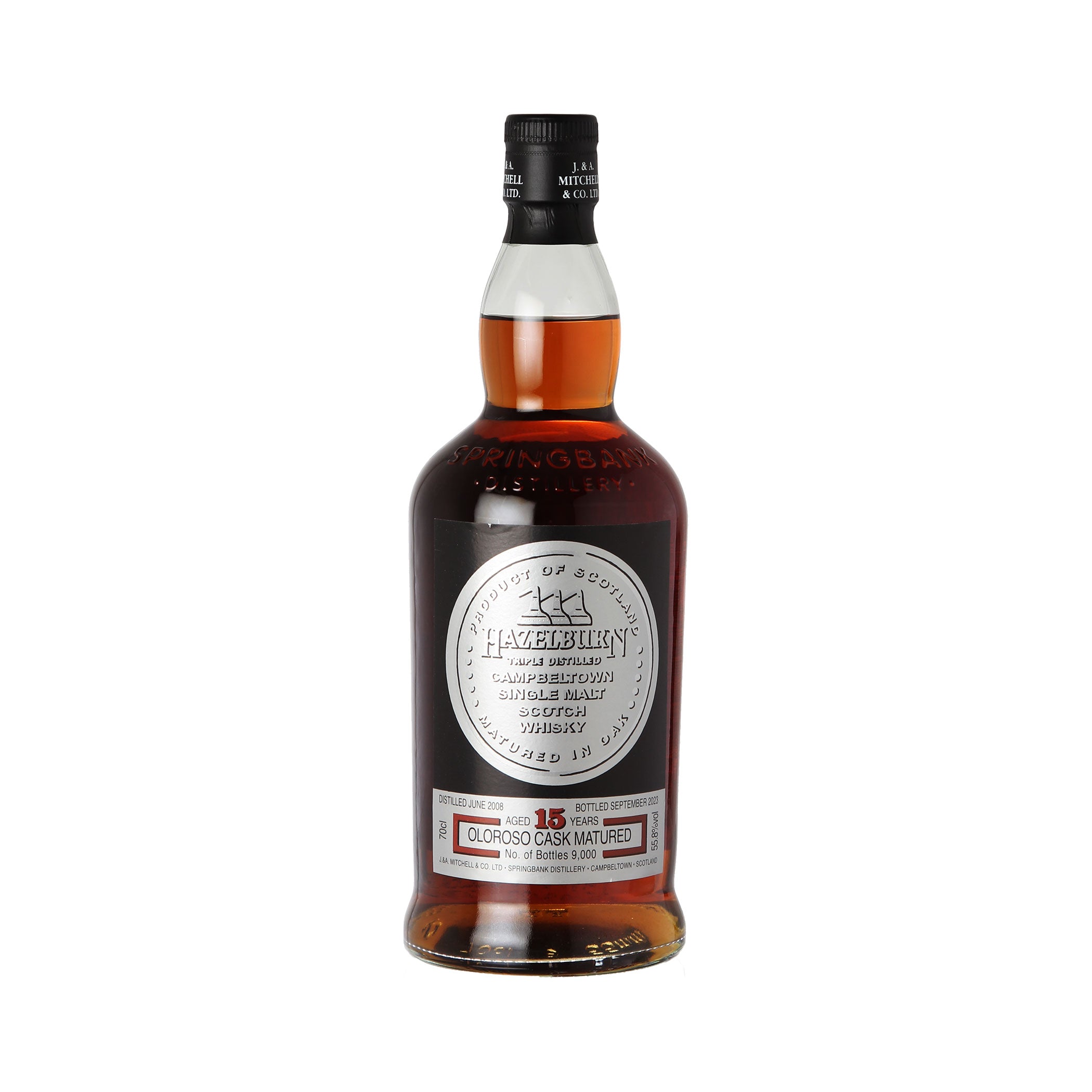 Hazelburn 2008/2023 - 15 Years Oloroso Cask Matured - Single Malt Scotch Whisky