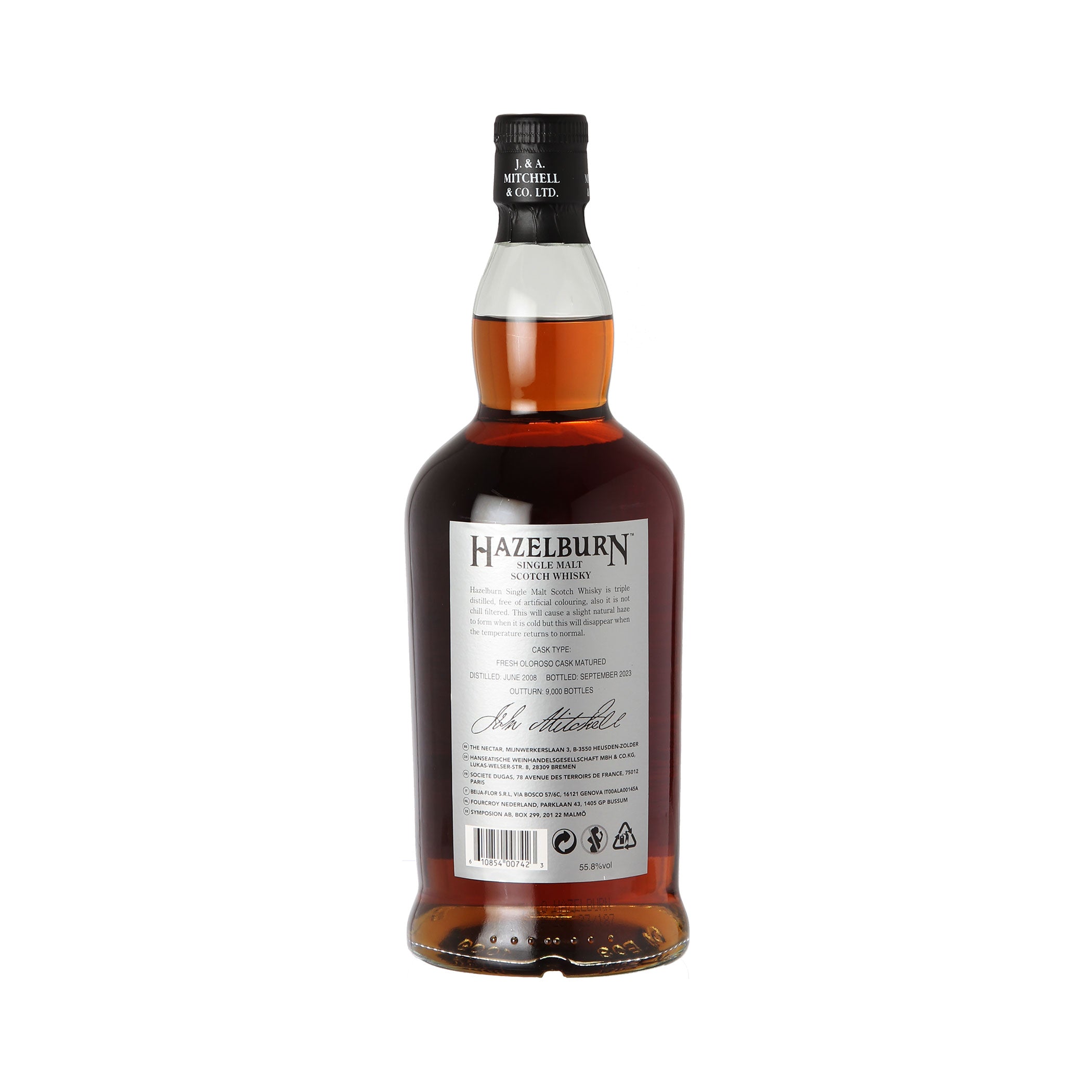Hazelburn 2008/2023 - 15 Years Oloroso Cask Matured - Single Malt Scotch Whisky