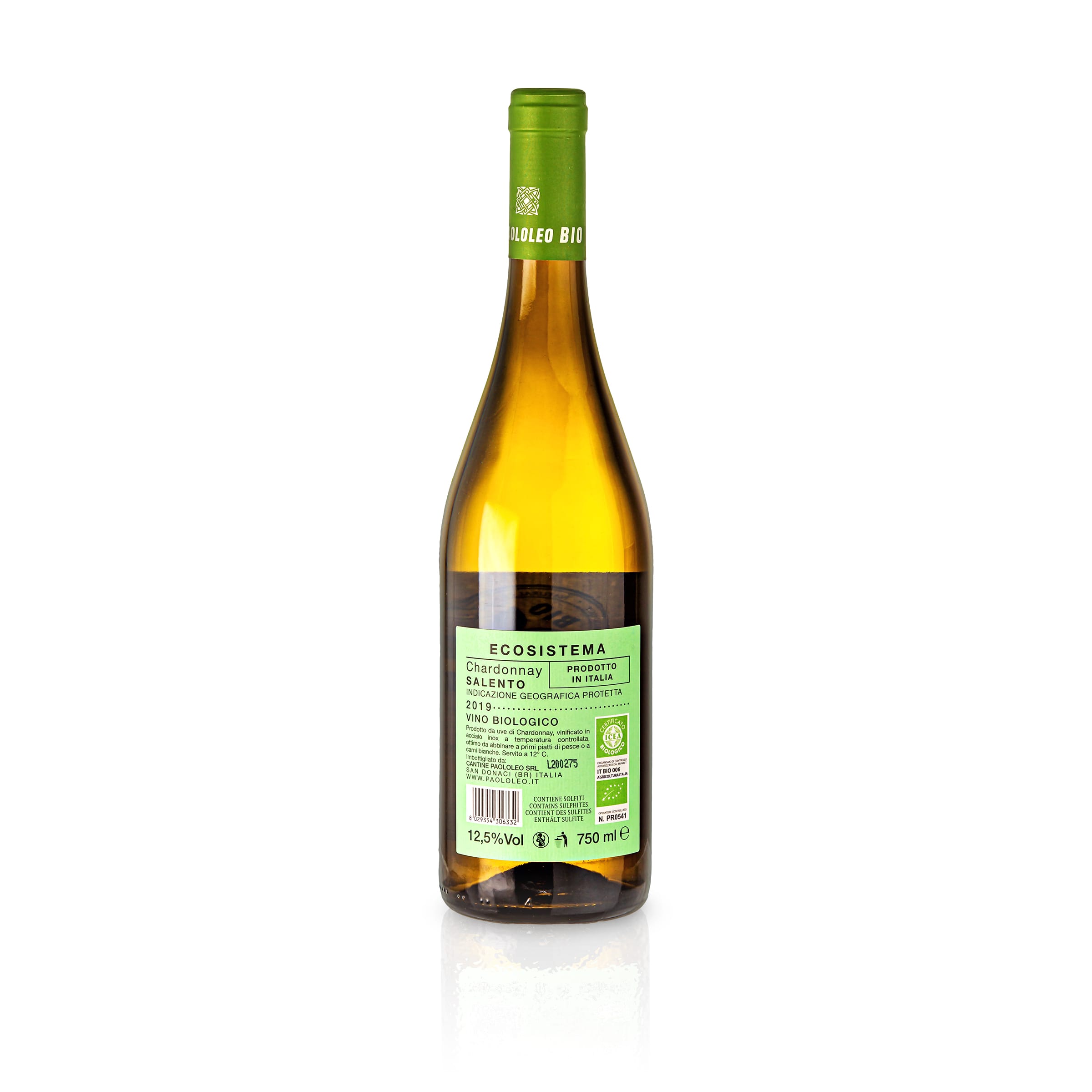 2019 Ecosistema Chardonnay Salento IGT BIO - Paolo Leo (trocken)