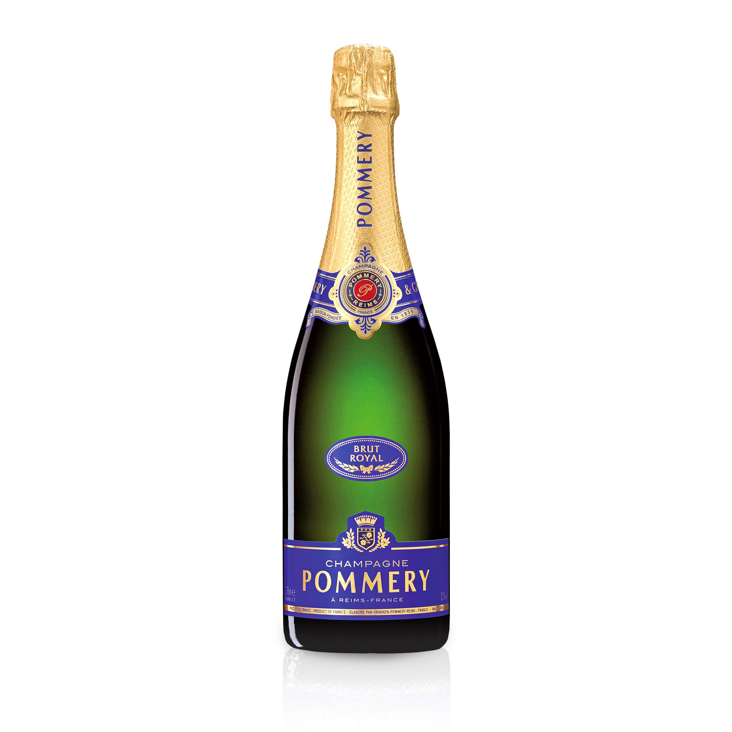 Pommery Brut Royal Geschenkset: 1 Flasche + 2 Gläser