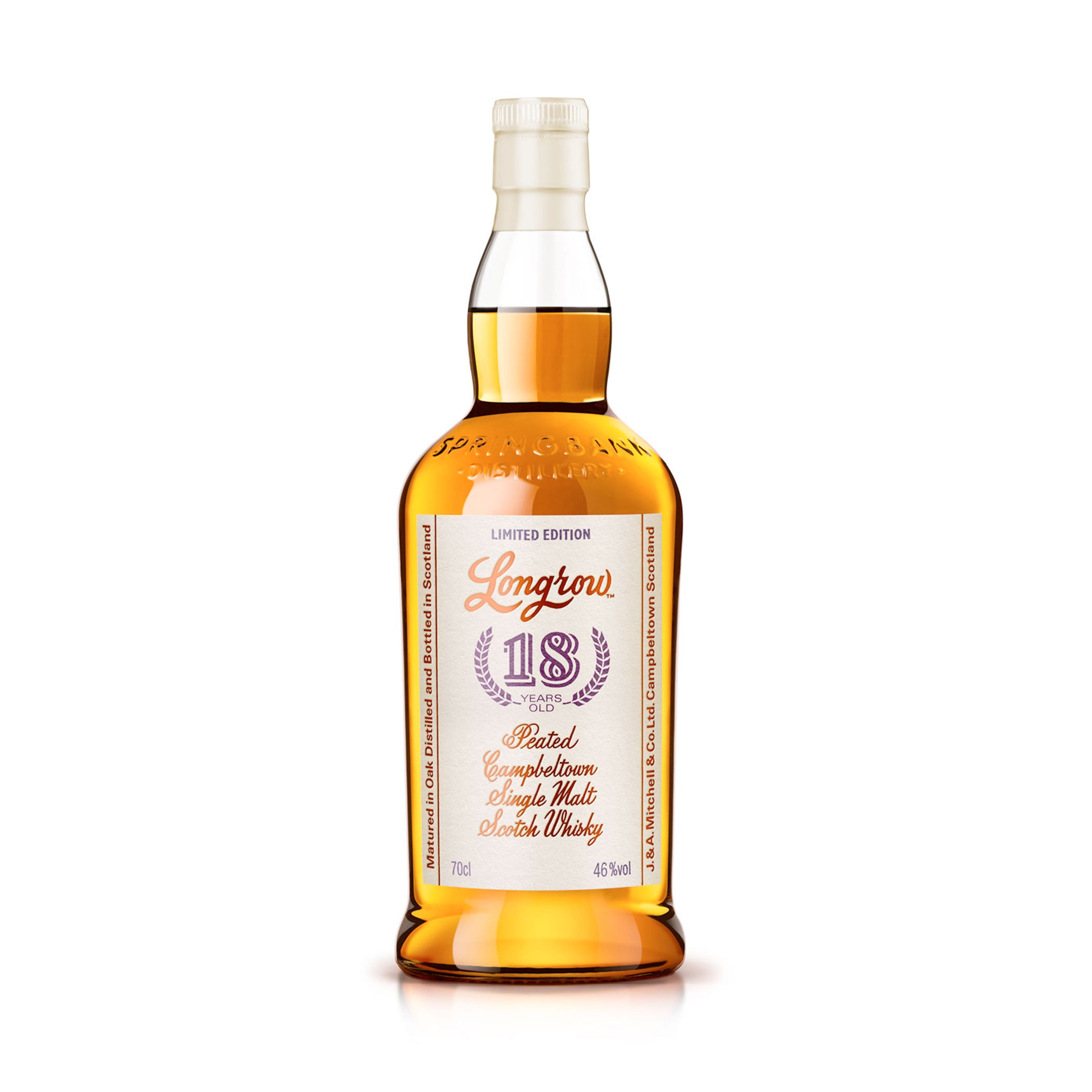 Longrow 18 Jahre Release 2022 46% - Springbank Distillery