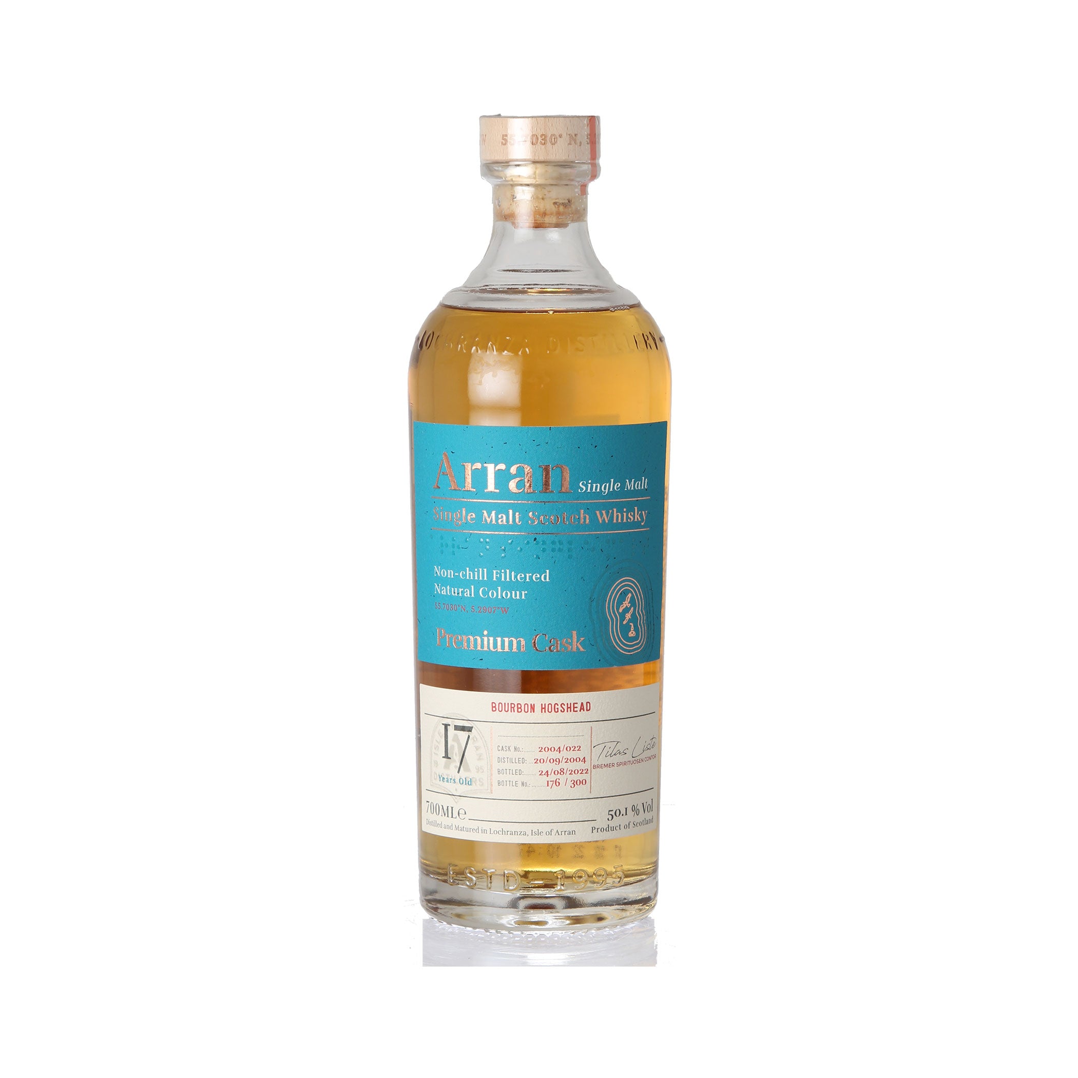 Arran BSC Single Cask - 17 Jahre - Bourbon Hogshead
