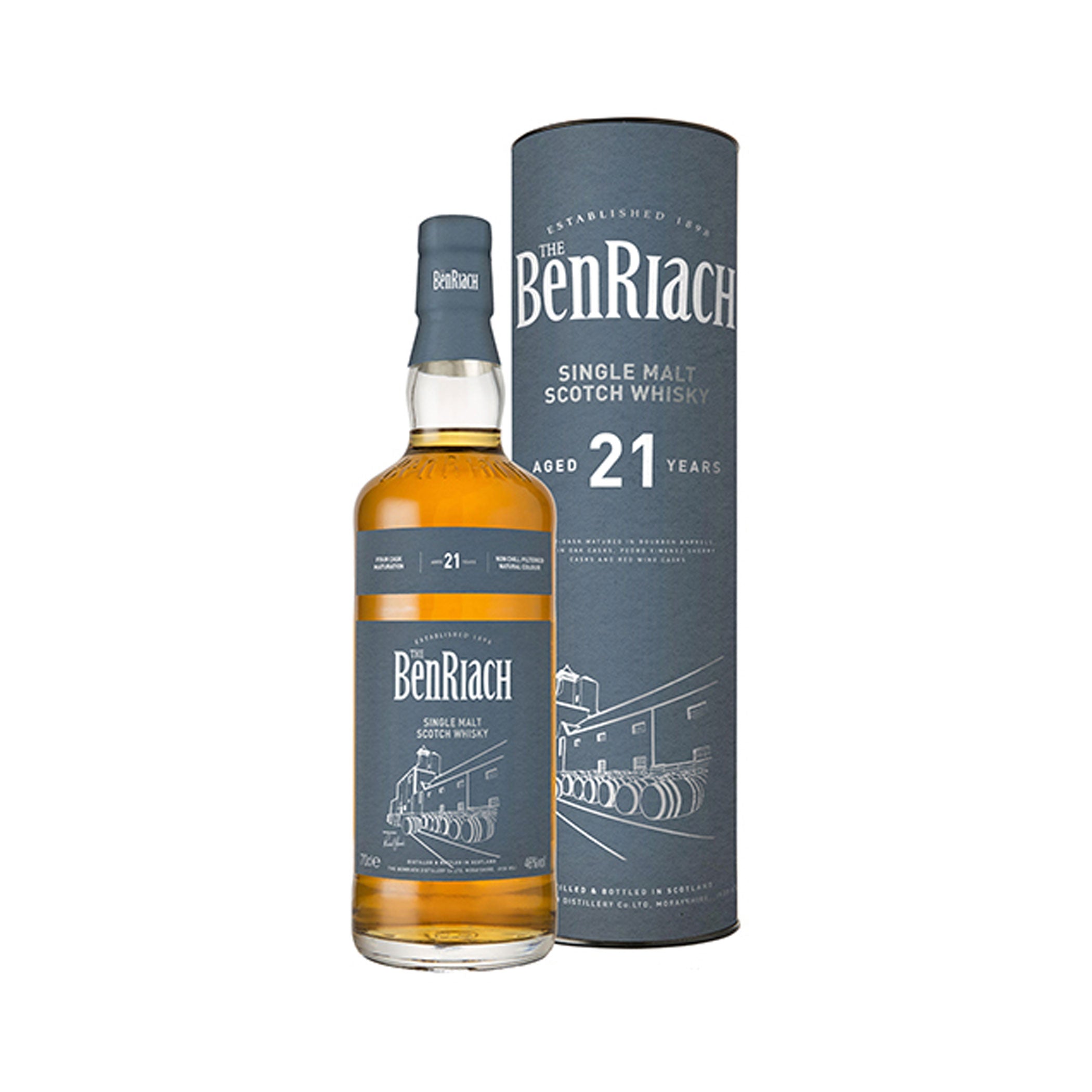 BenRiach 21 Years Old 46 % Speyside Single Malt