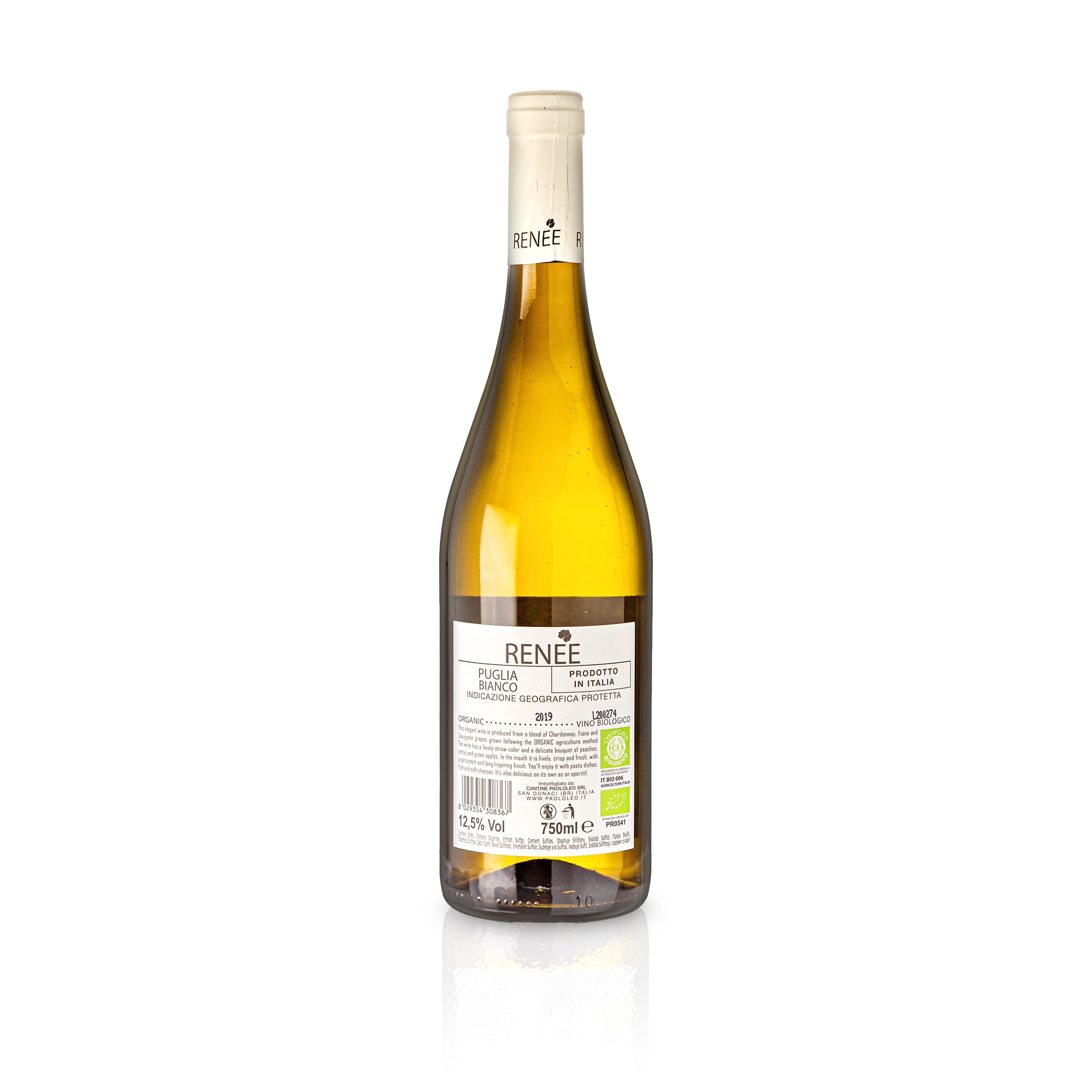 2019 Puglia Bianco Renee Nicola Leo Organic Cuvée - Paolo Leo (dry)
