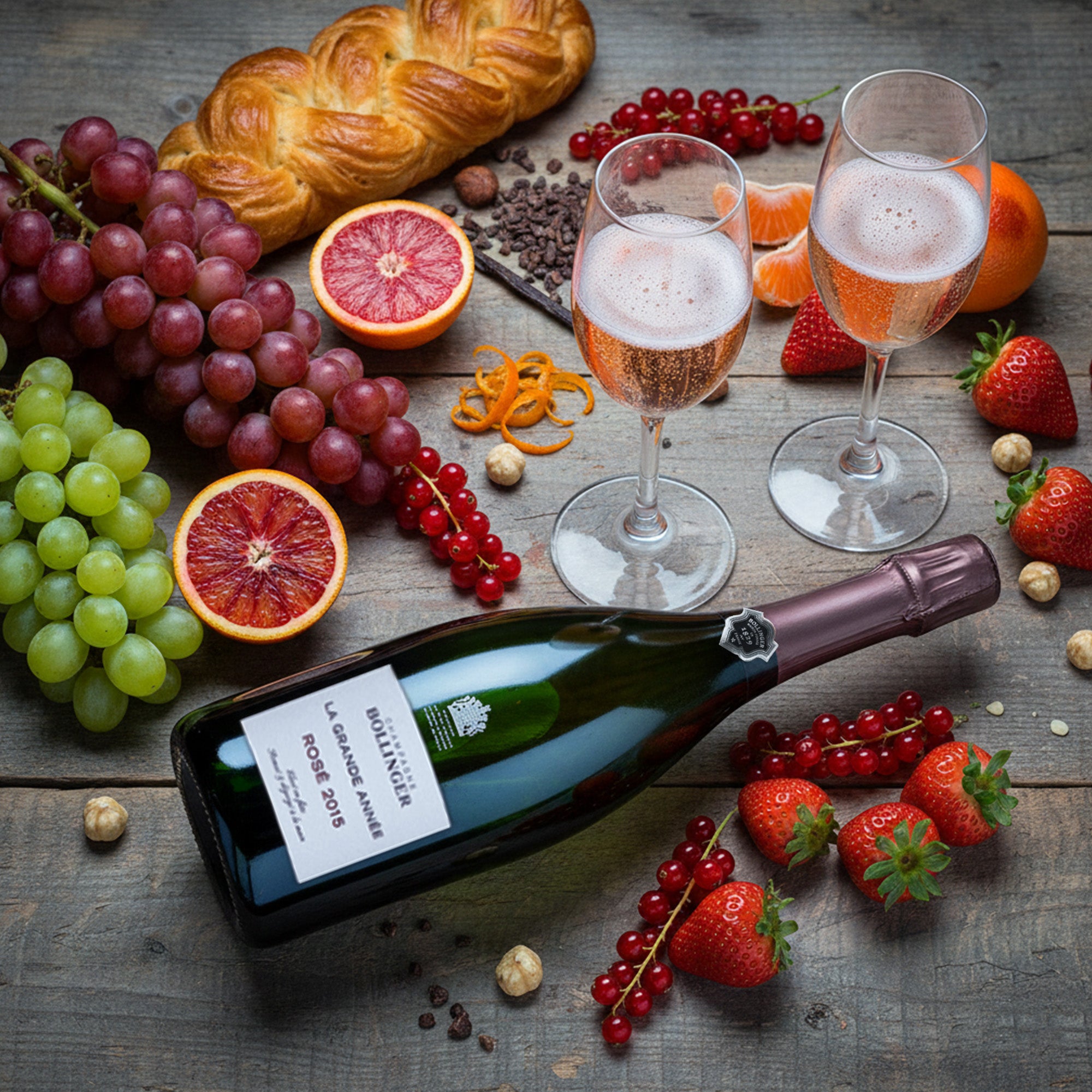 Bollinger La Grande Année Rosé 2015 Champagne 750ml