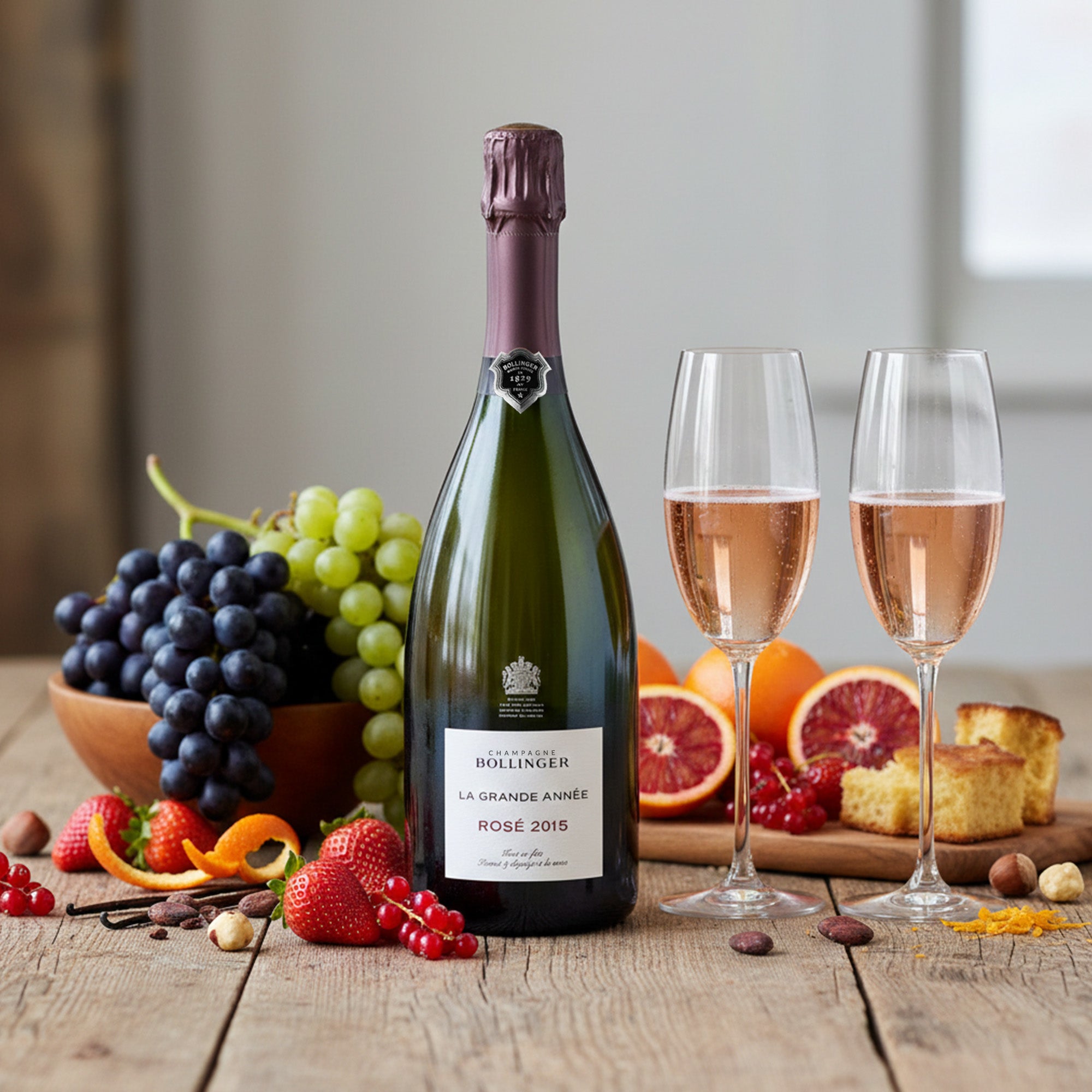 Bollinger La Grande Année Rosé 2015 Champagne 750ml