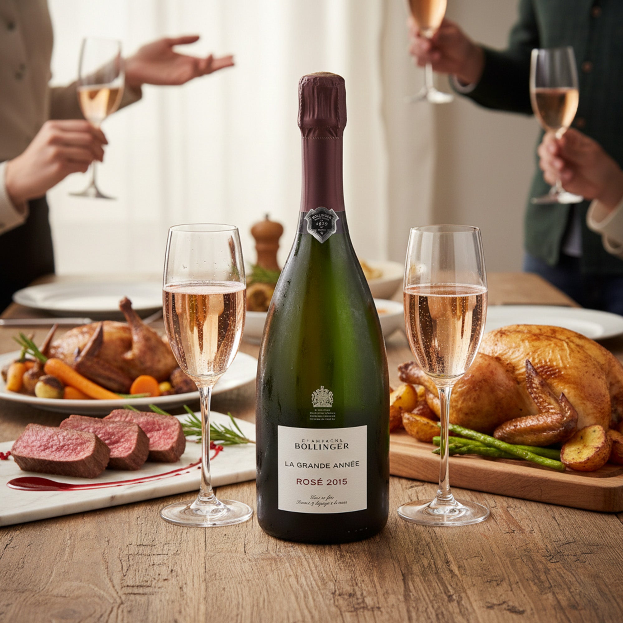 Bollinger La Grande Année Rosé 2015 Champagne 750ml