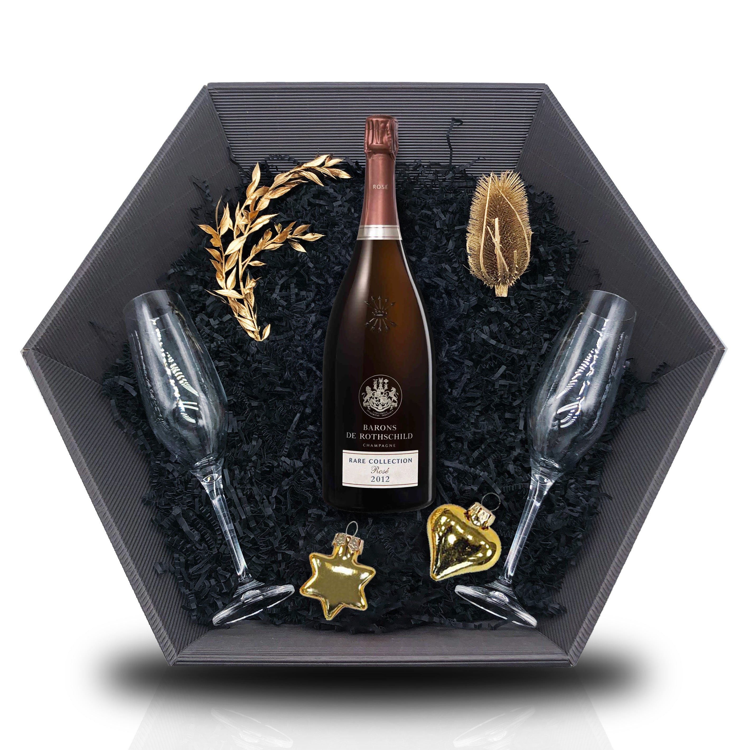 Champagne Barons de Rothschild Rare Collection Rosé 2012 Extra-Brut 0,75L 12% Vol Giftbasket