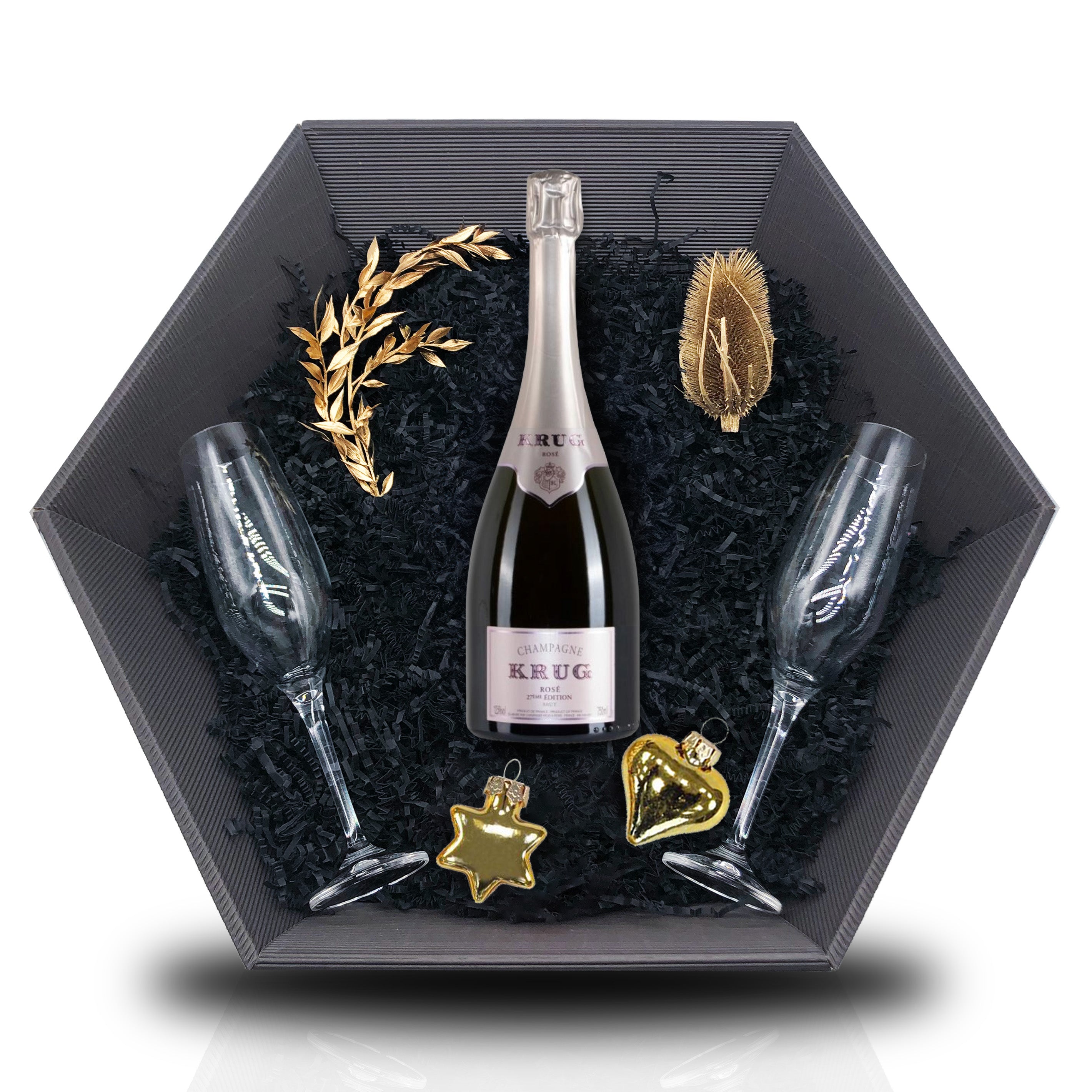 Champagne Krug Rosé 27ème Édition (0.75 l) mit Geschenkverpackung 12,5% Vol Giftbasket